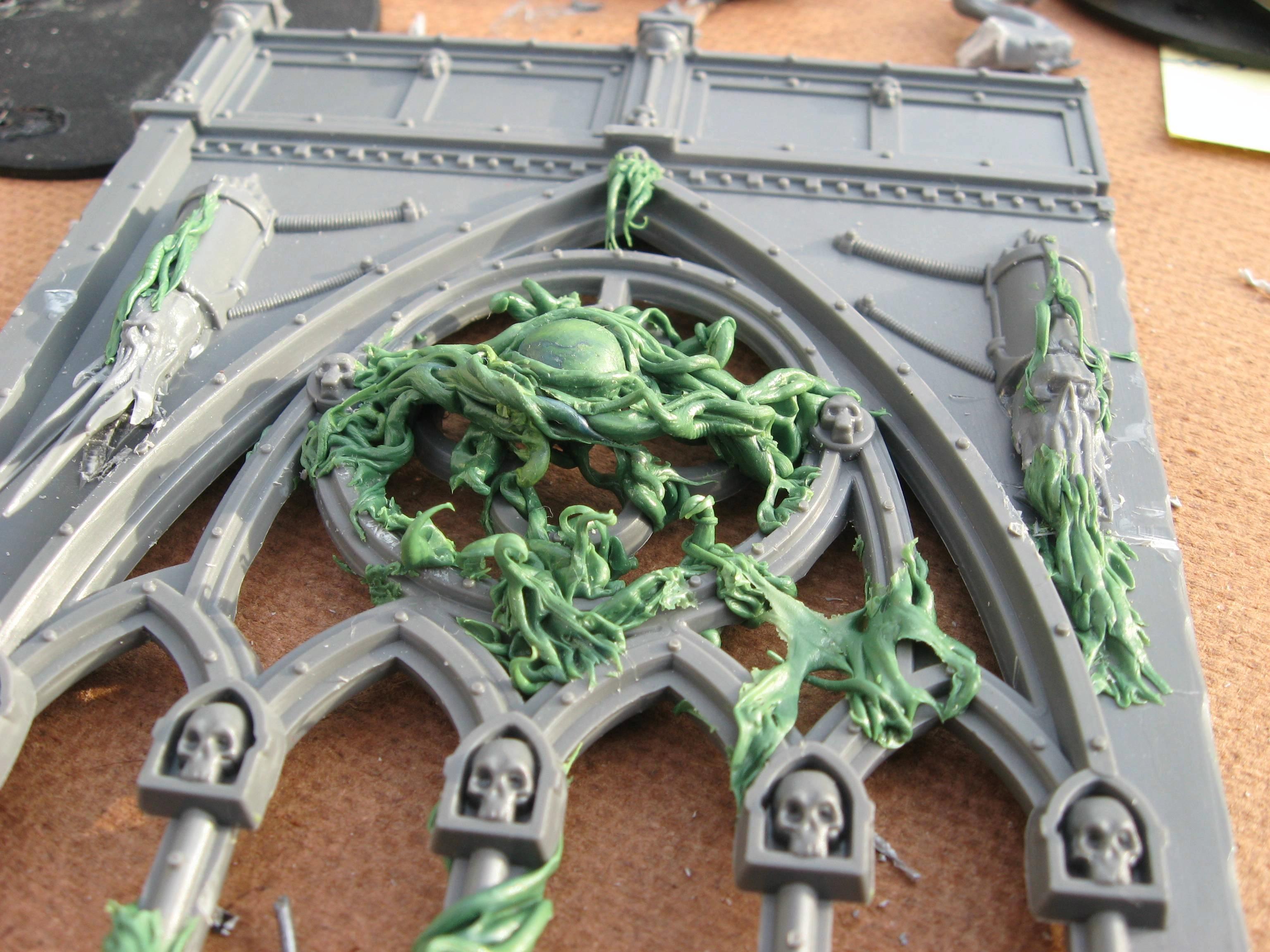 Custom, Daemons, Possessed City, Sculpting, Terrain, Tzneetch