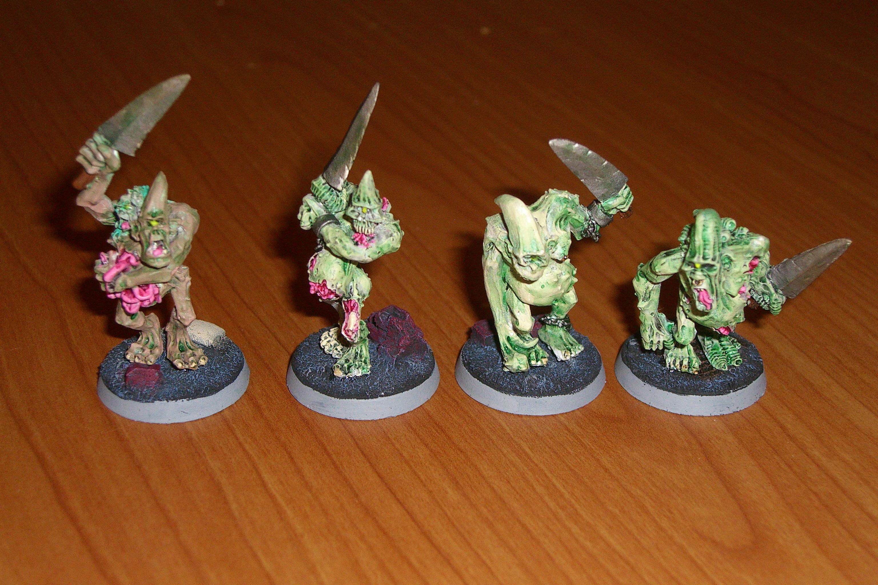 Daemons, Plague, Finished Plaguebearers 1