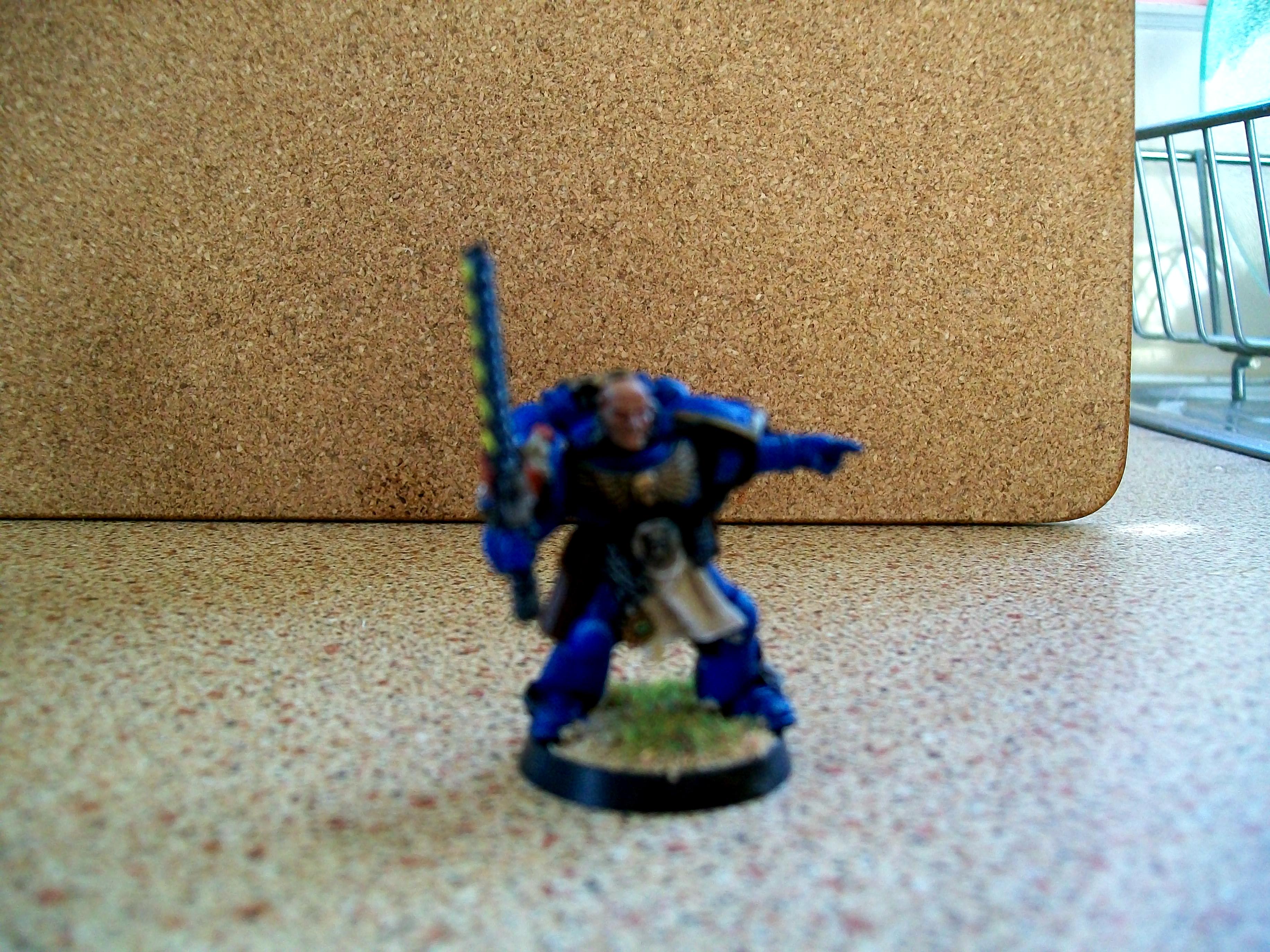 Cool, space marine sergeant
