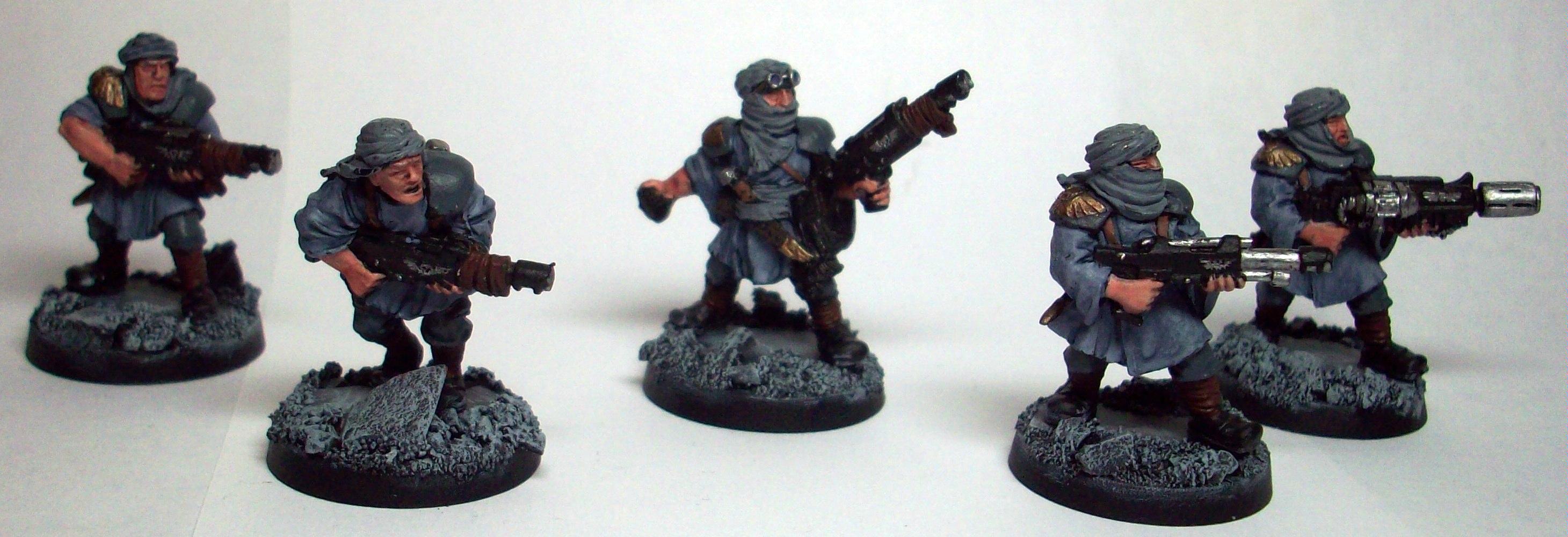 Imperial Guard, Tallarn Desert Raiders, Work In Progress
