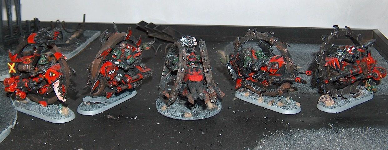Bike, Conversion, Monowheel, Nob, Nob Bikers, Orks, Warbake, Warbike