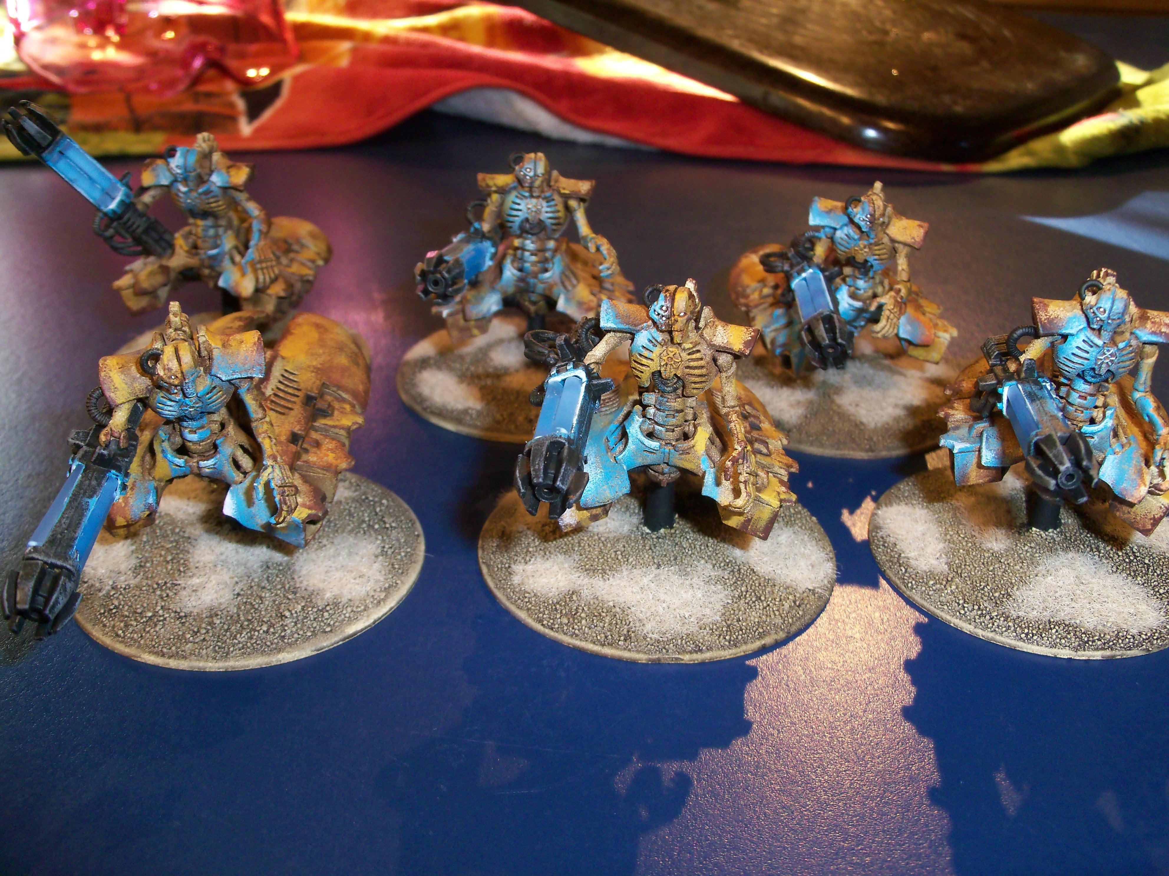 Necrons, Object Source Lighting, Warhammer 40,000, Weathered