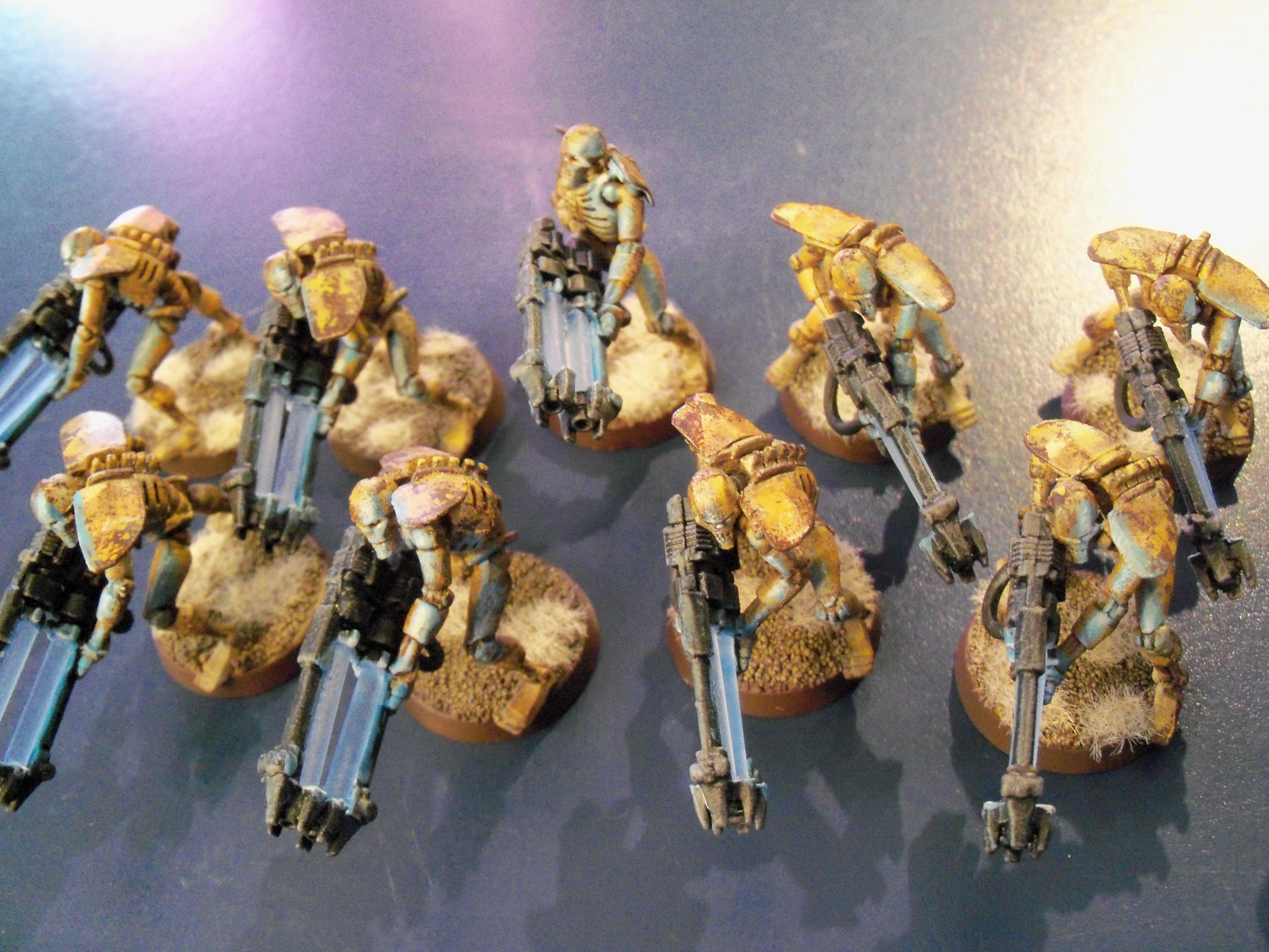 Necron Warriors, Necrons, Object Source Lighting, Warriors