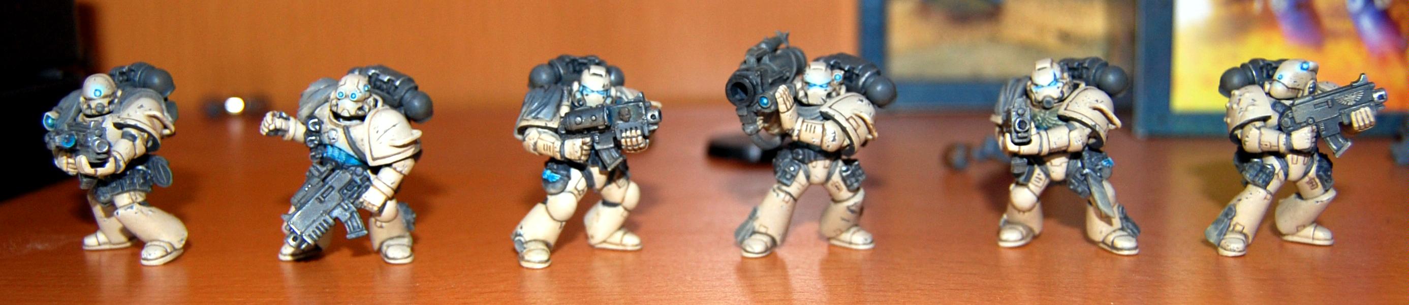Brown Stuff, Desert, Space Marines, Tactical Squad
