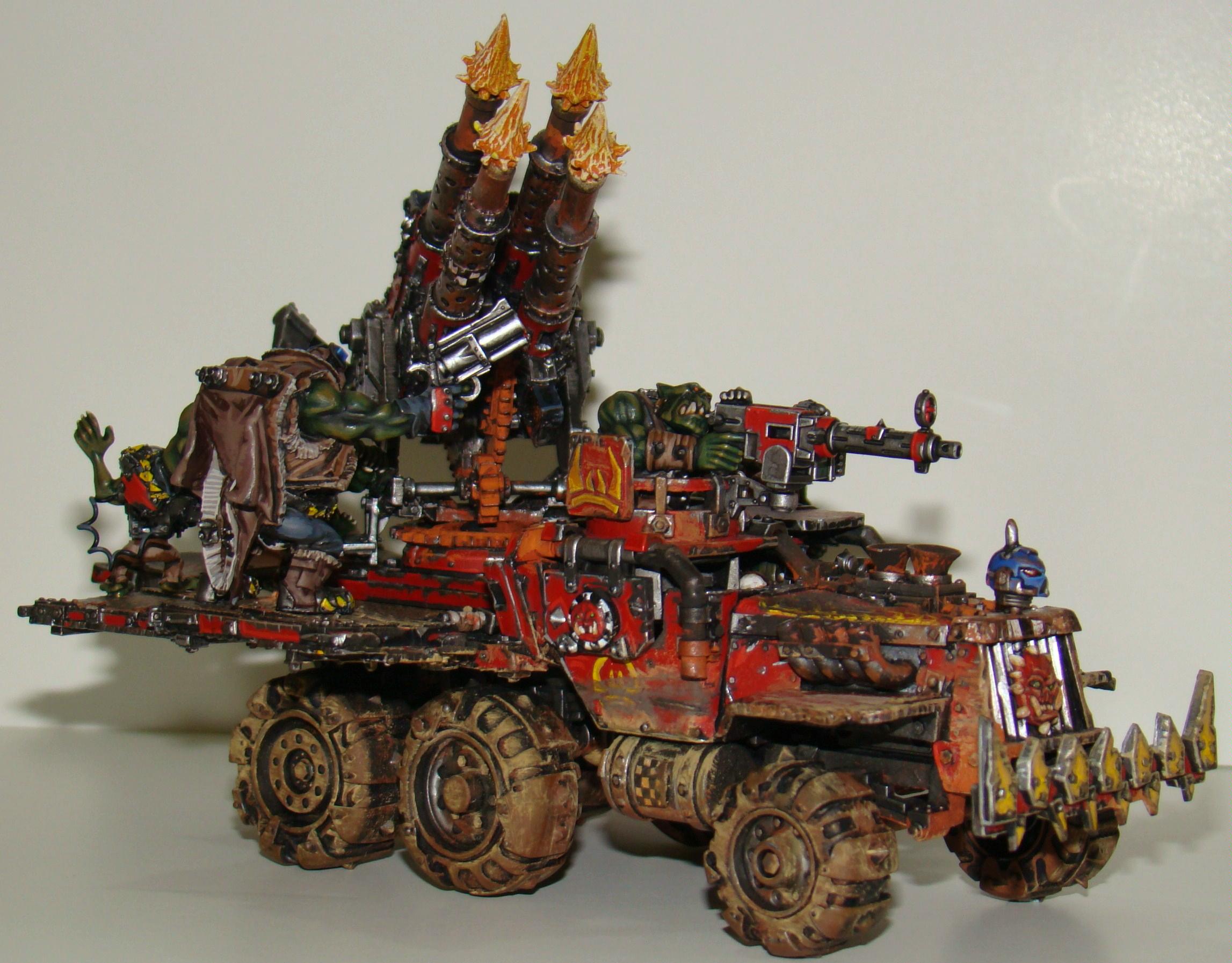 Battlewagon, Flakka Trukk, Gun Trukk, Orks, Warhammer 40,000