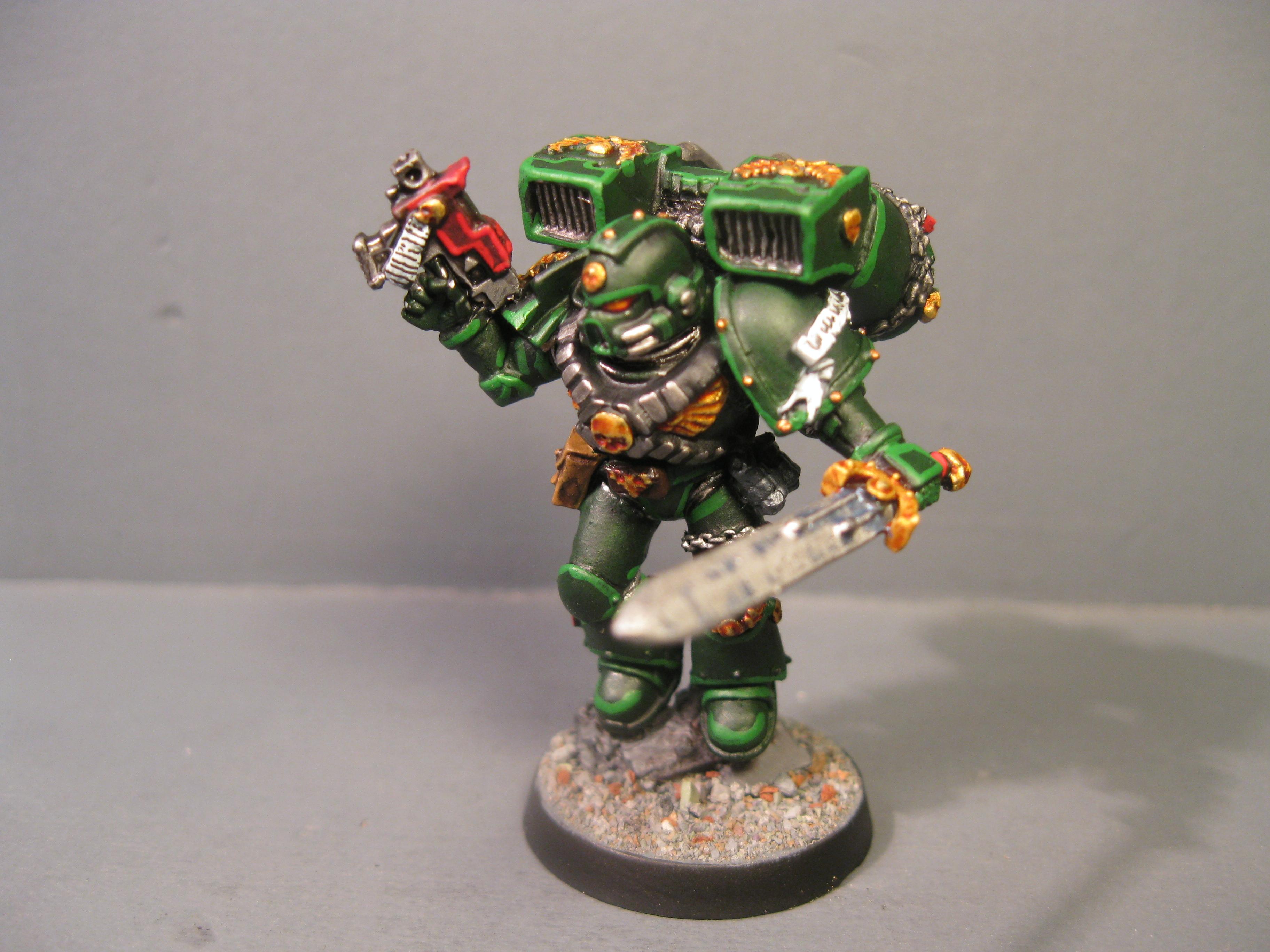 Salamander, Space Marines, Vanguard Veteran, Warhammer 40,000