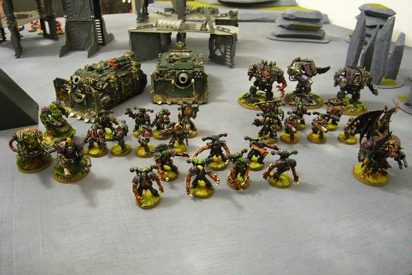 Battle Report, Chaos Daemons, Chaos Space Marines, Nurgle, Slaanesh