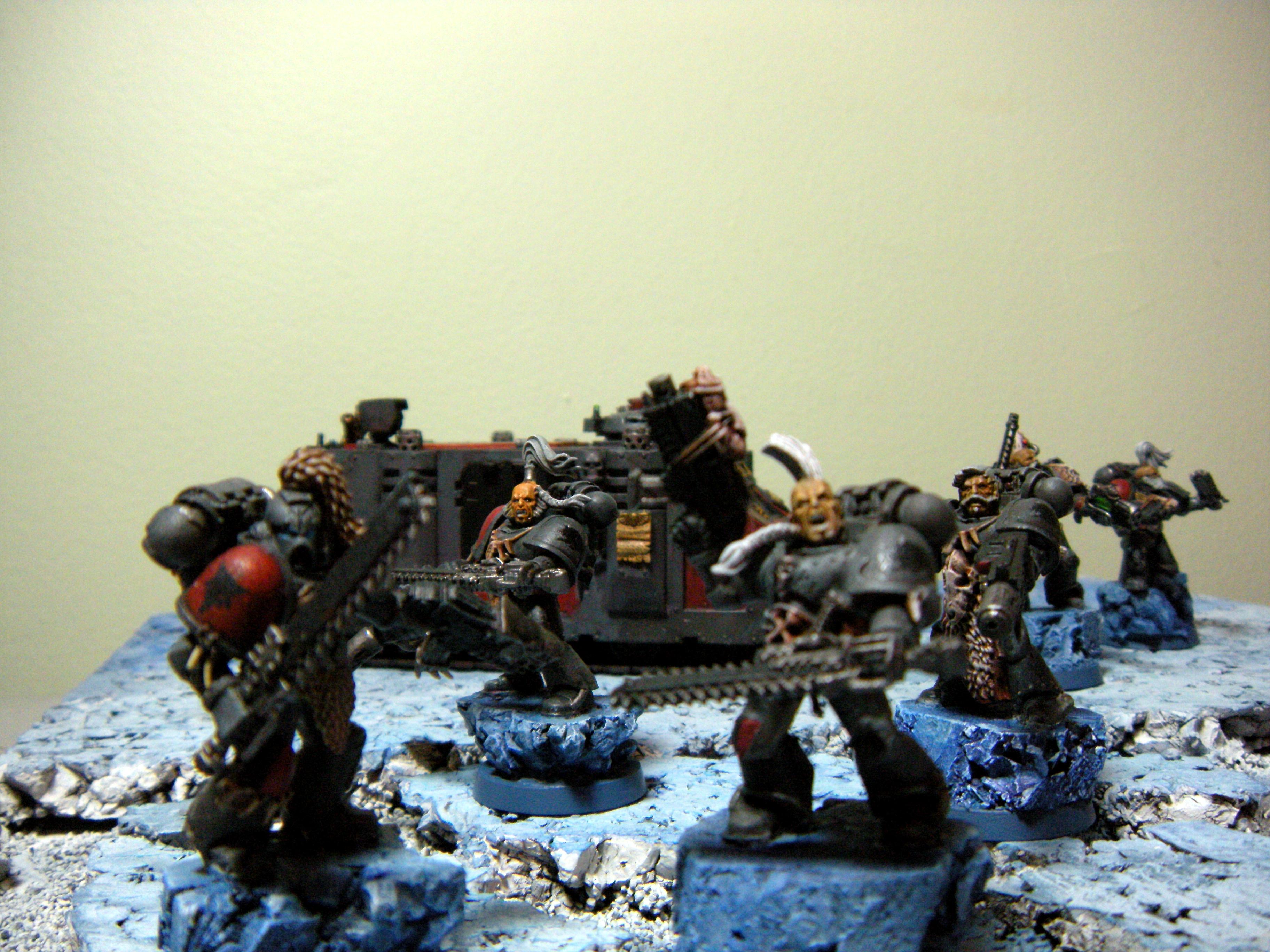 Bloodclaws, Bolters, Chainswords, Rhino, Space Marines, Space Wolves, Warhammer 40,000