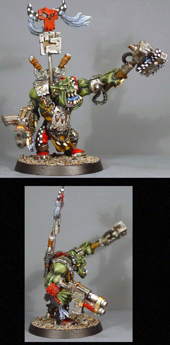 Orcs, Orks, Warboss, Warhammer 40,000
