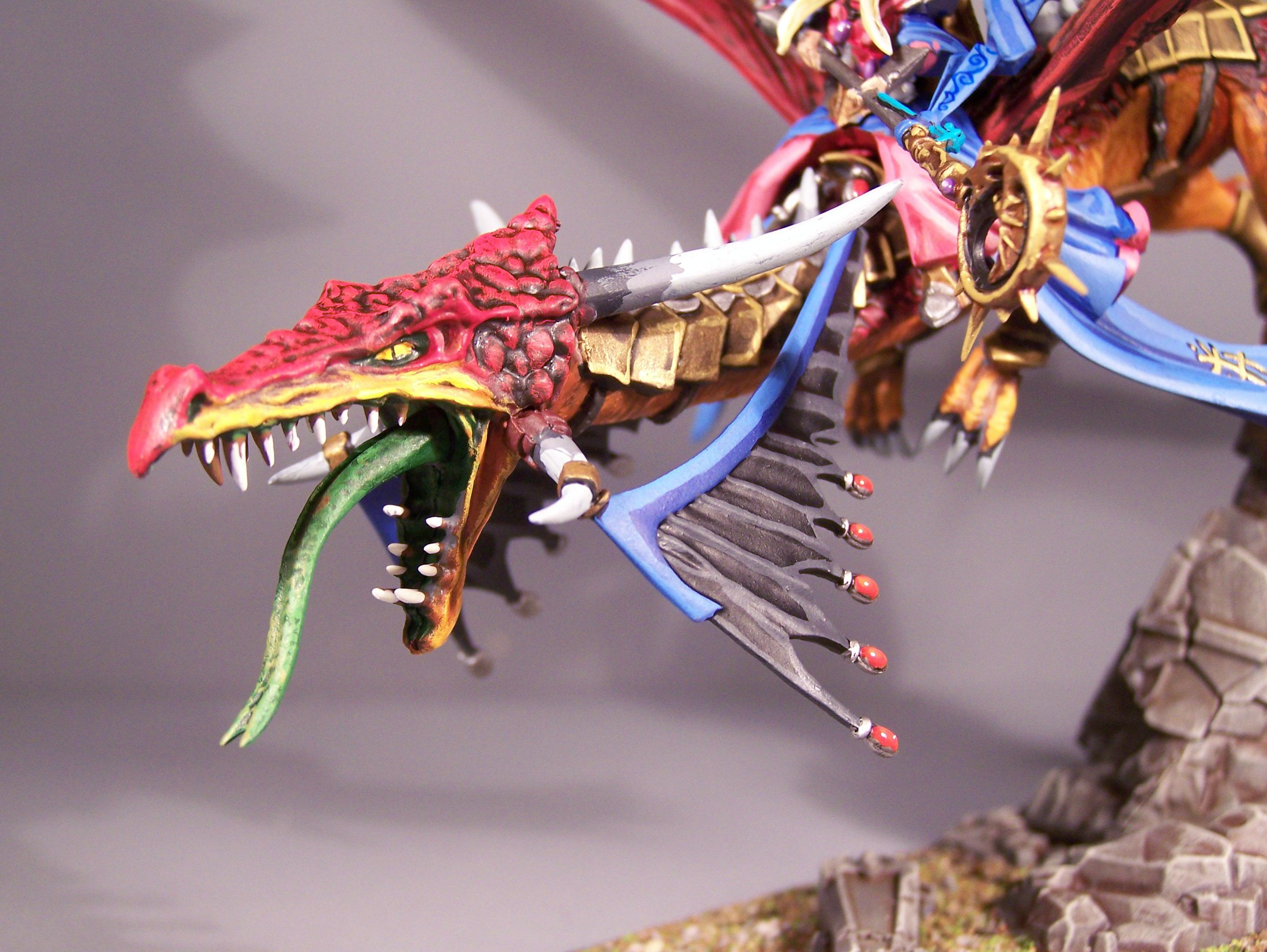 Dragon, High Elves, Hiigh Elves, Pro Painted, Rpg, Warhammer Fantasy