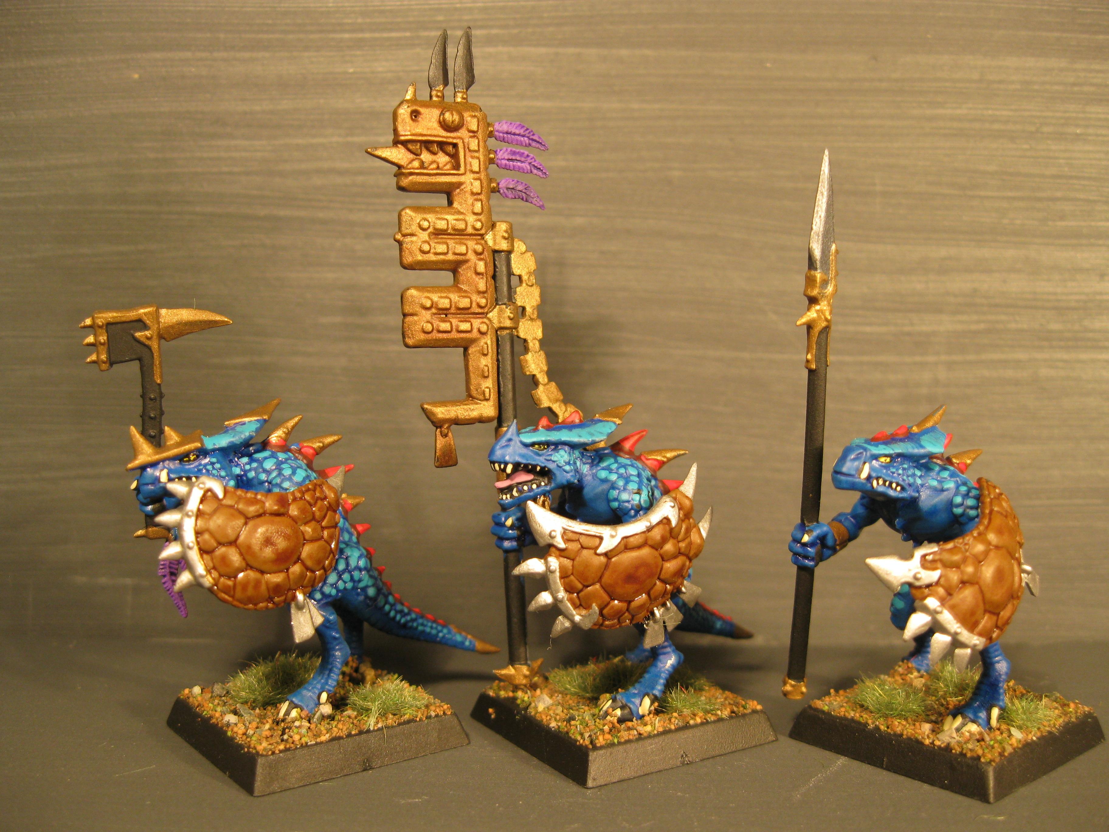 Lizzard Men, Lizzardmen, Pro Painted, Rpg, Warhammer Fantasy