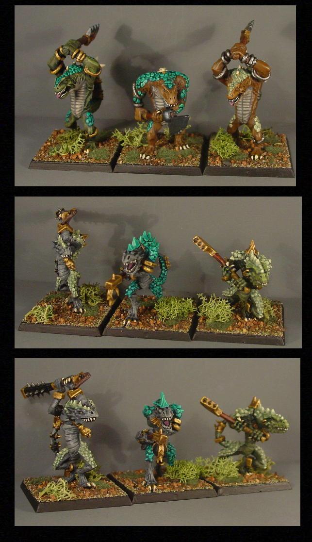 Lizzard Men, Lizzardmen, Pro Painted, Rpg, Warhammer Fantasy