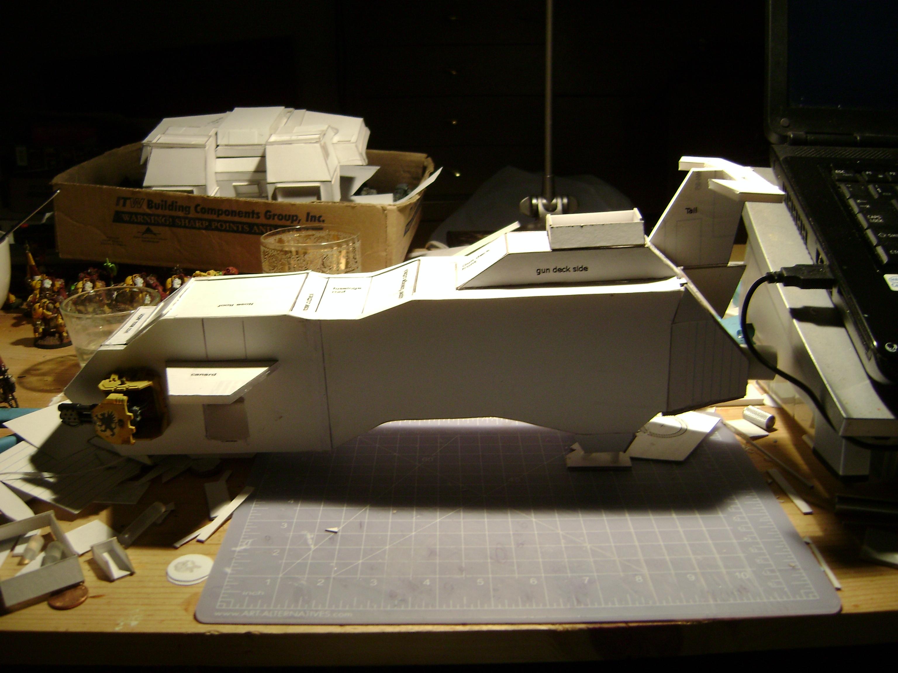 Full body  veiw of  thunderhawk