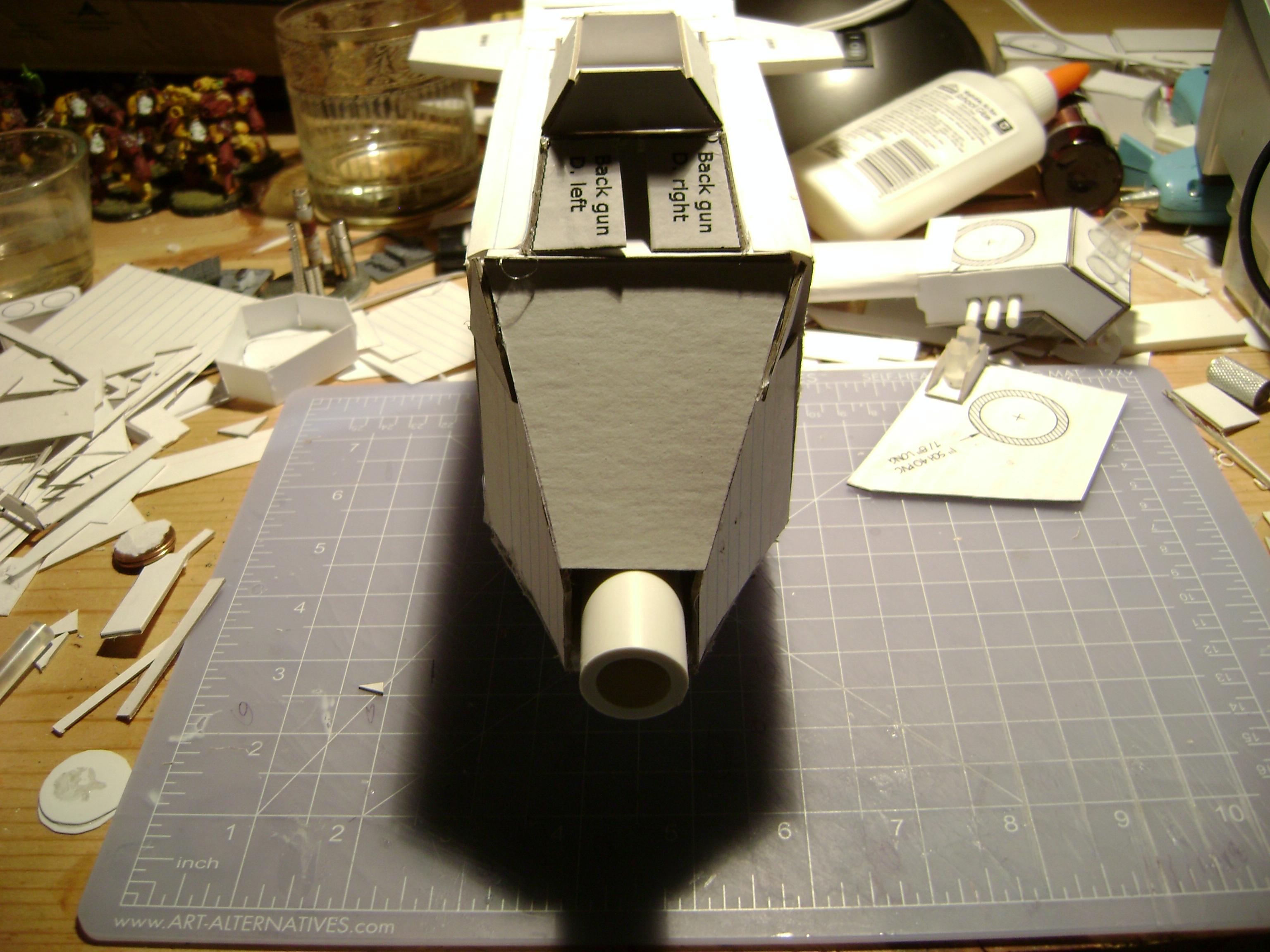  rear view of   engine area 