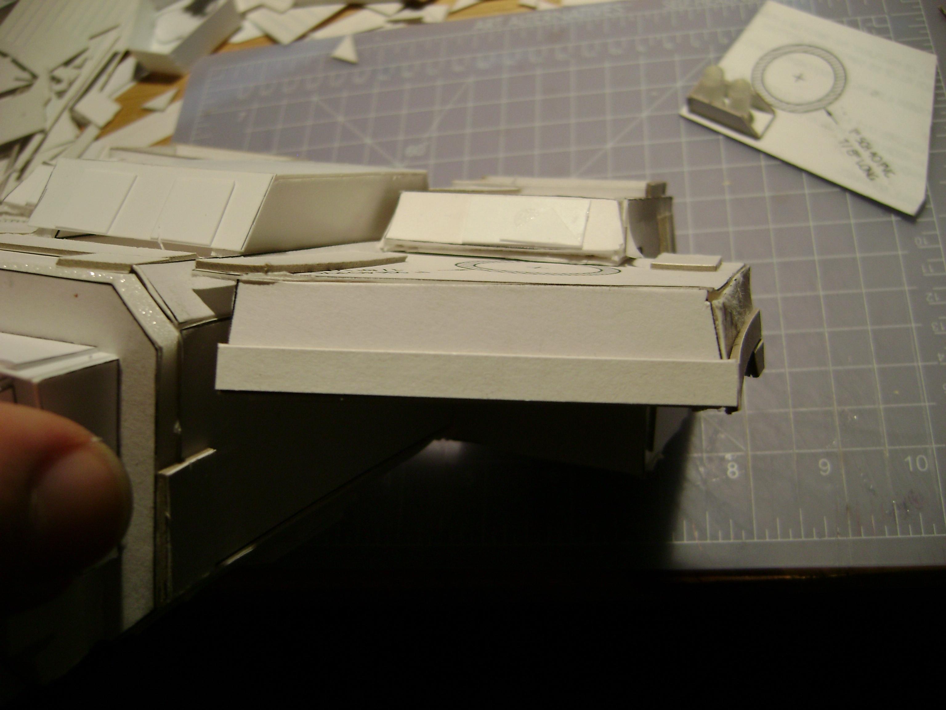 detail on  wing area of   titan