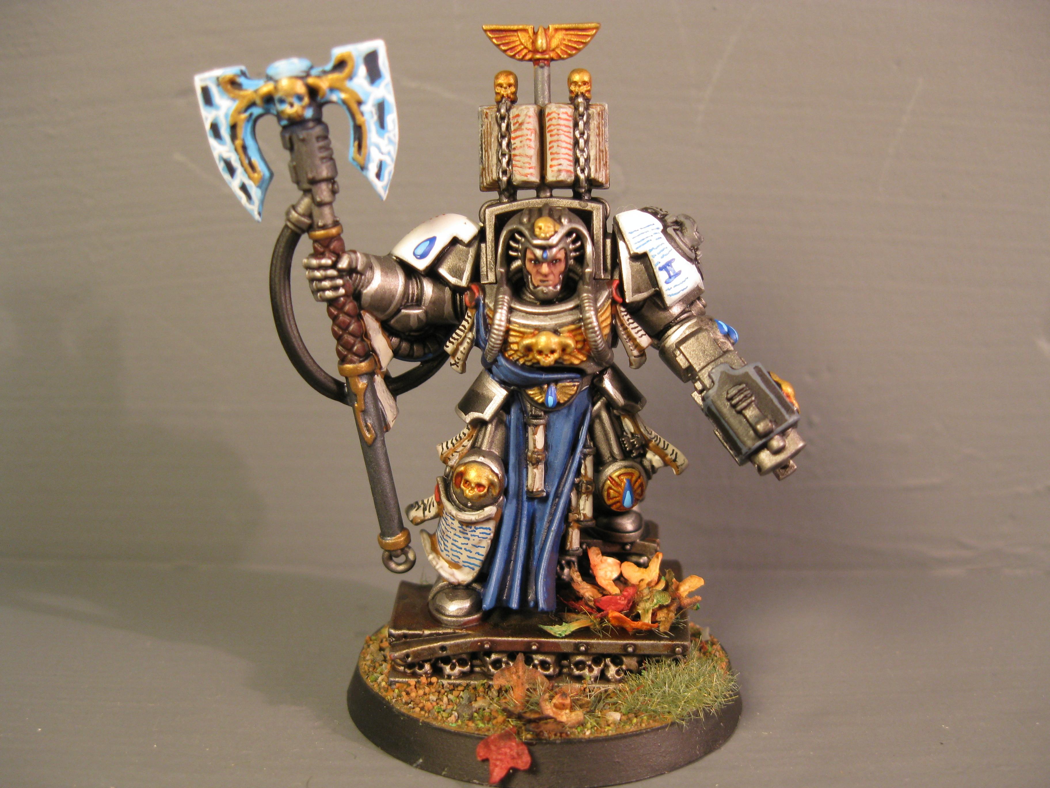 Iron Snakes, Librarian, Not Pro Painted, Space Marines, Terminator Armor, Warhammer 40,000