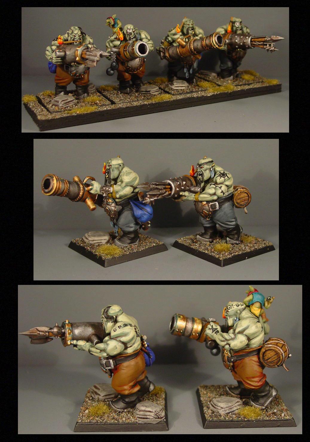 Leadbelchers, Ogre Kingdomes, Ogres, Pro Painted, Warhammer Fantasy