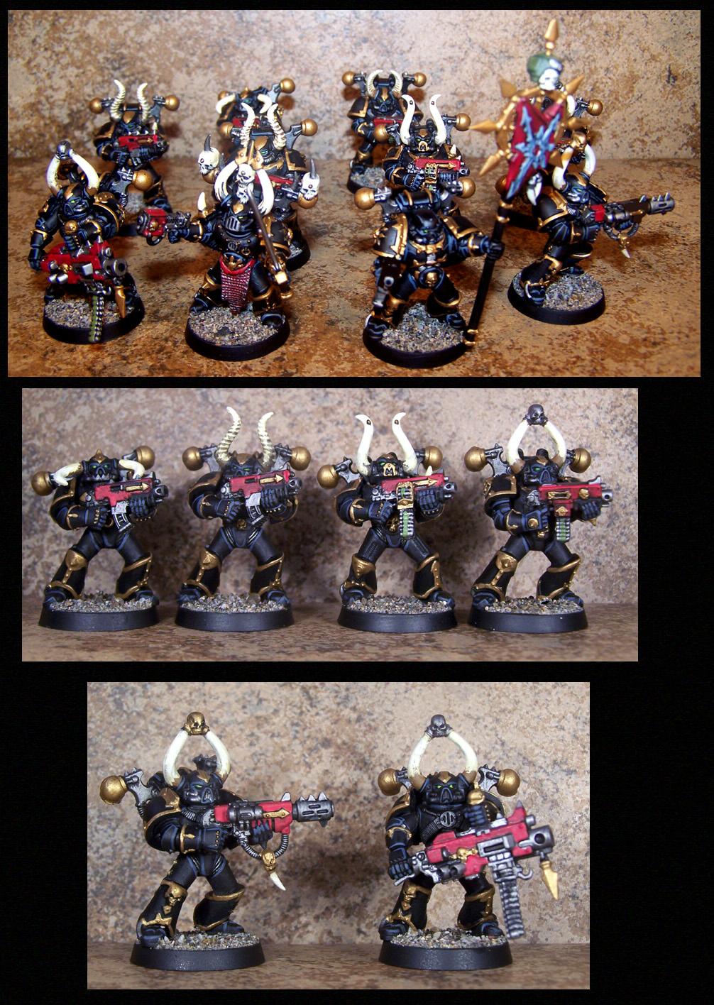 Chaos, Chaos Space Marines, Pro Painted, Warhammer 40,000