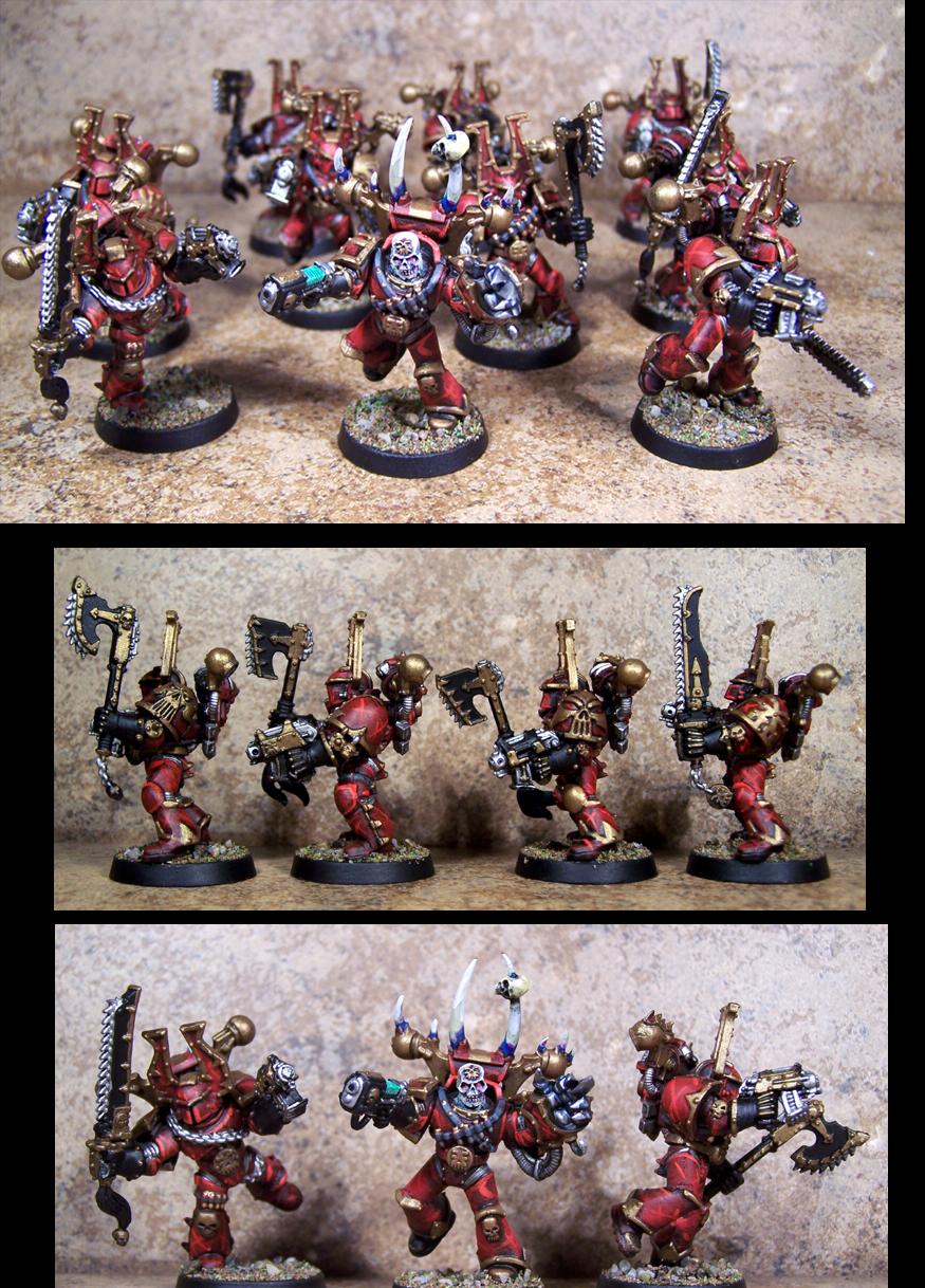 Chaos, Chaos Space Marines, Pro Painted, Warhammer 40,000