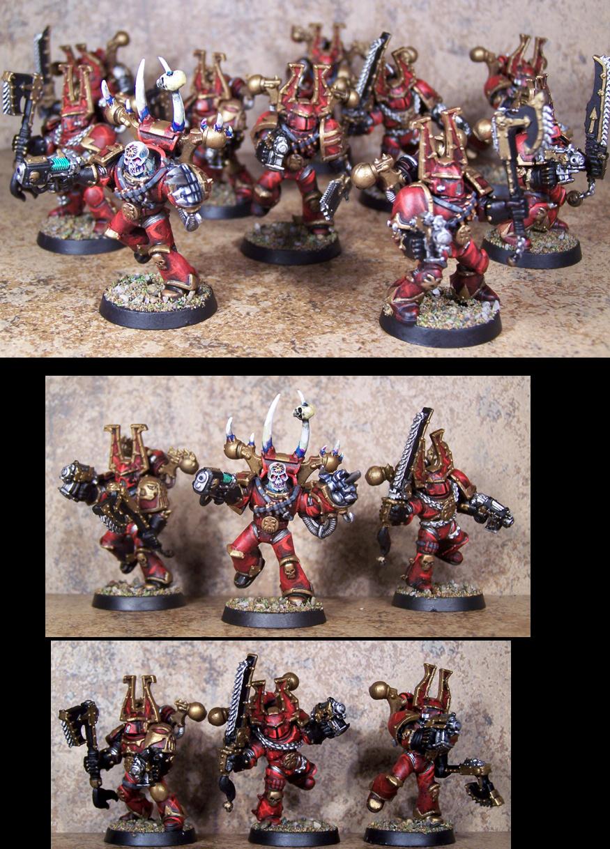 Chaos, Chaos Space Marines, Pro Painted, Warhammer 40,000