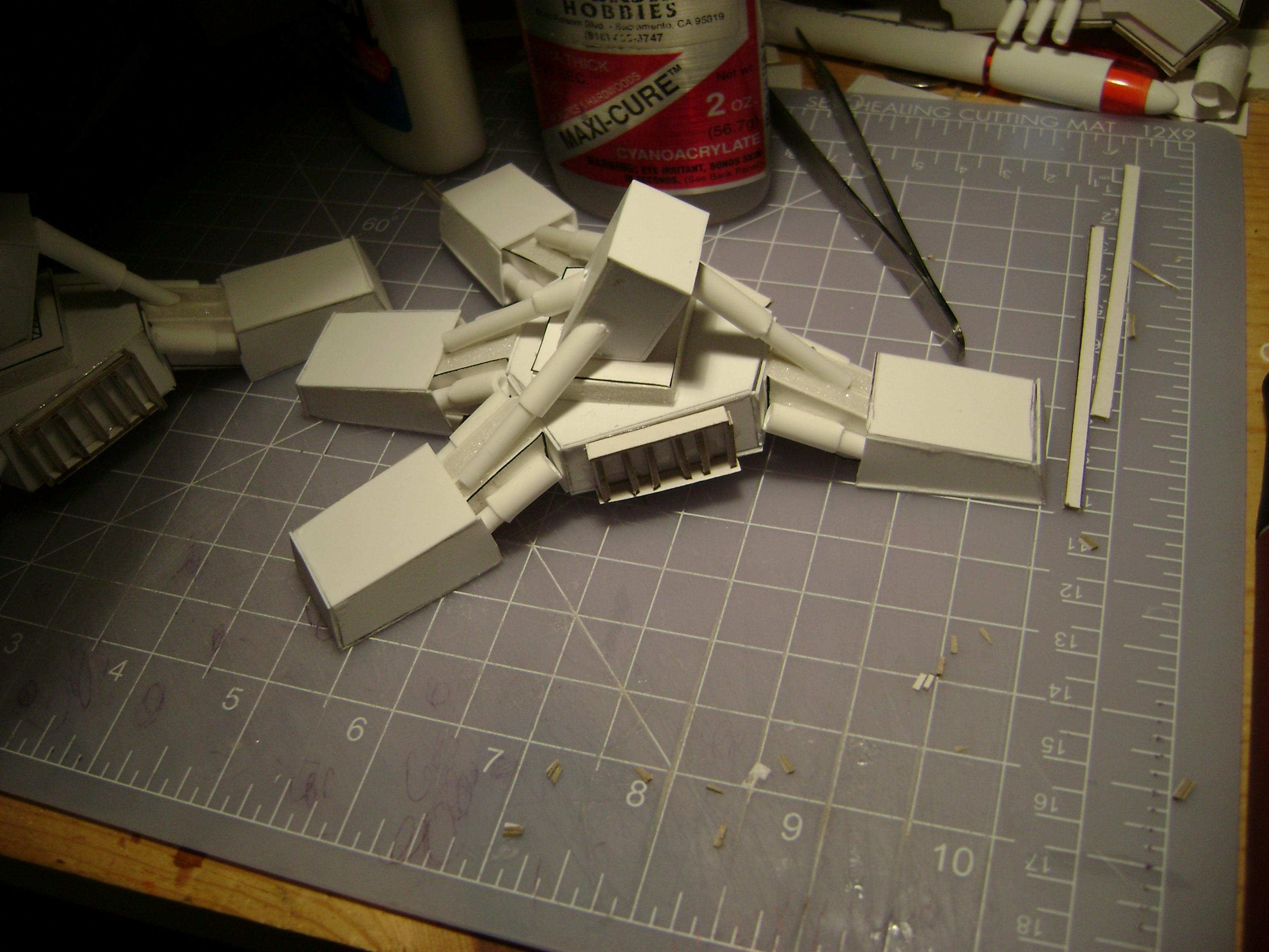 i added  exhast ports on both feet like in the   FW version just need to find skulls