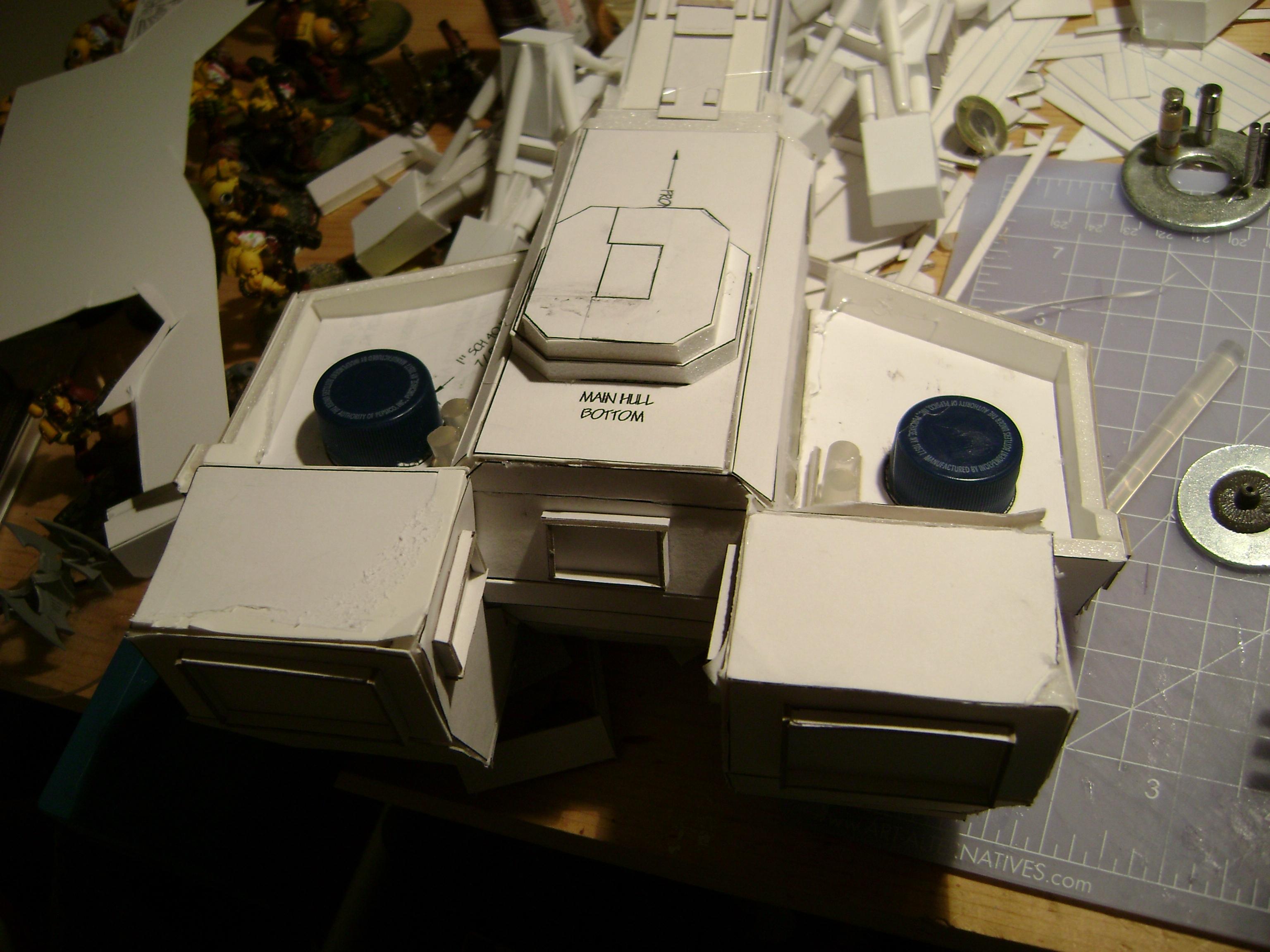 bottom view of  wings  and   some of the  detail work