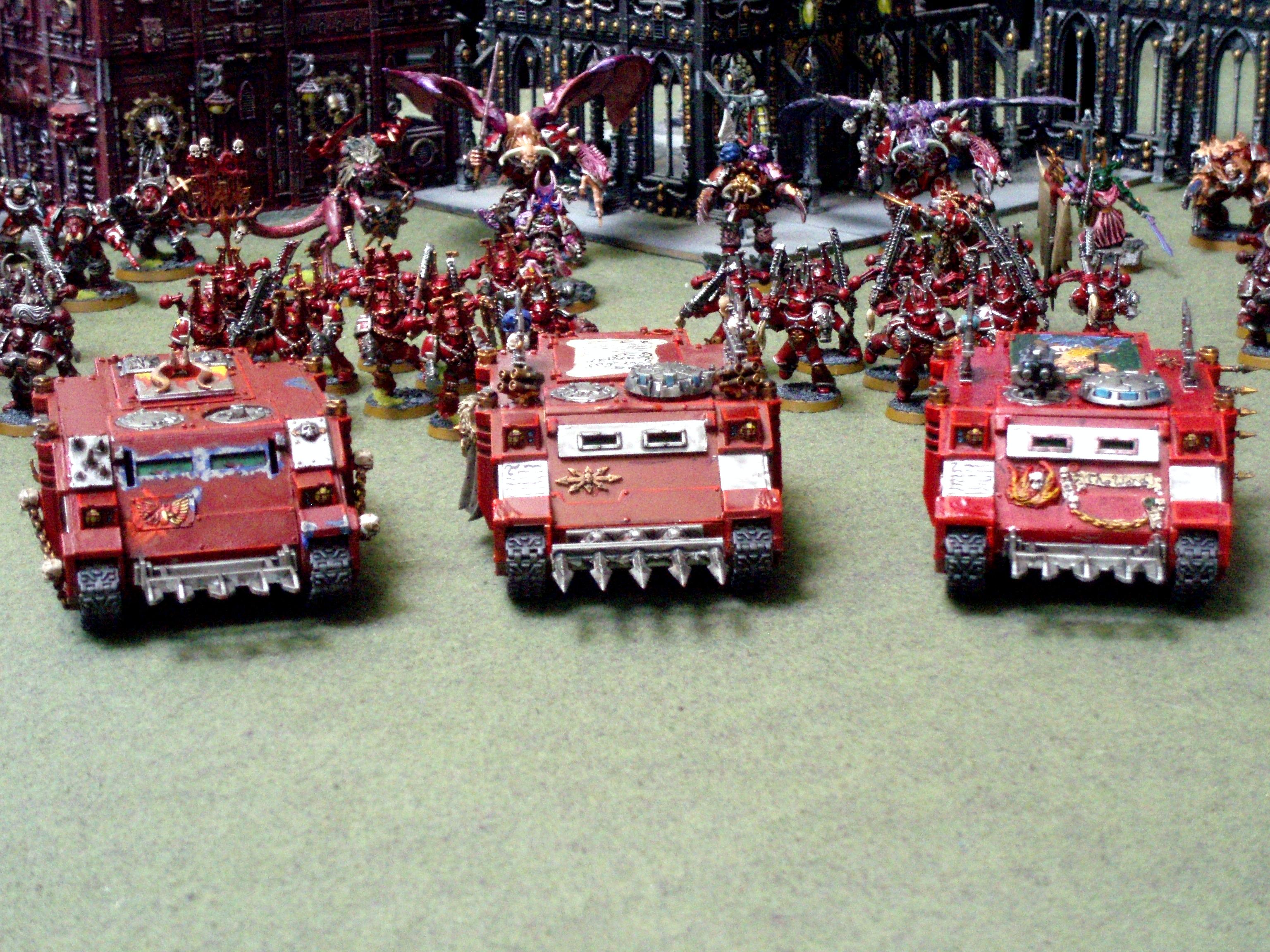 Chaos Space Marines, Khorne, Slaanesh, Trator Dark Angels, Word Bearers