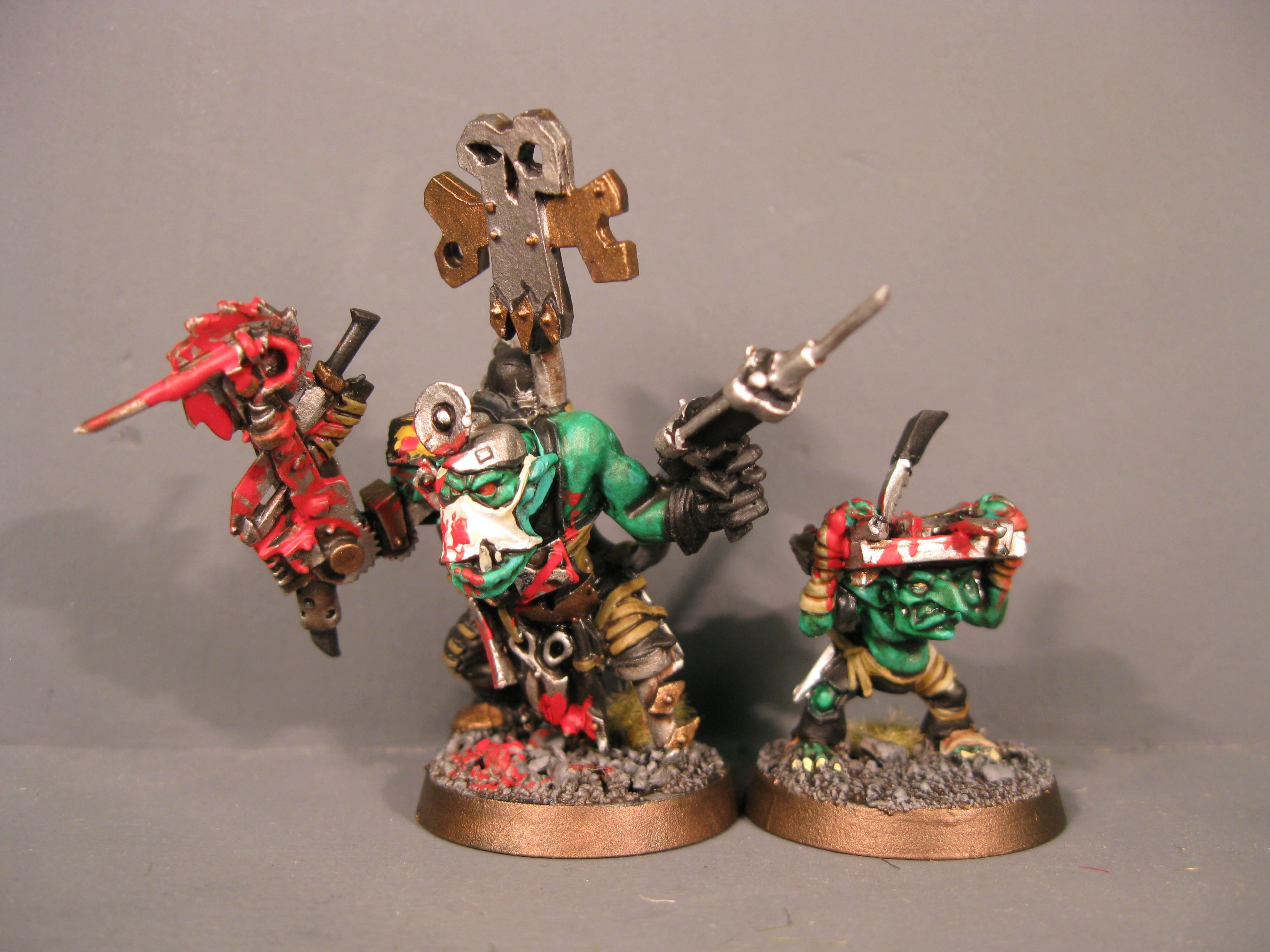 Grot Orderly, Mad Dok, Orcs, Orks, Warhammer 40,000
