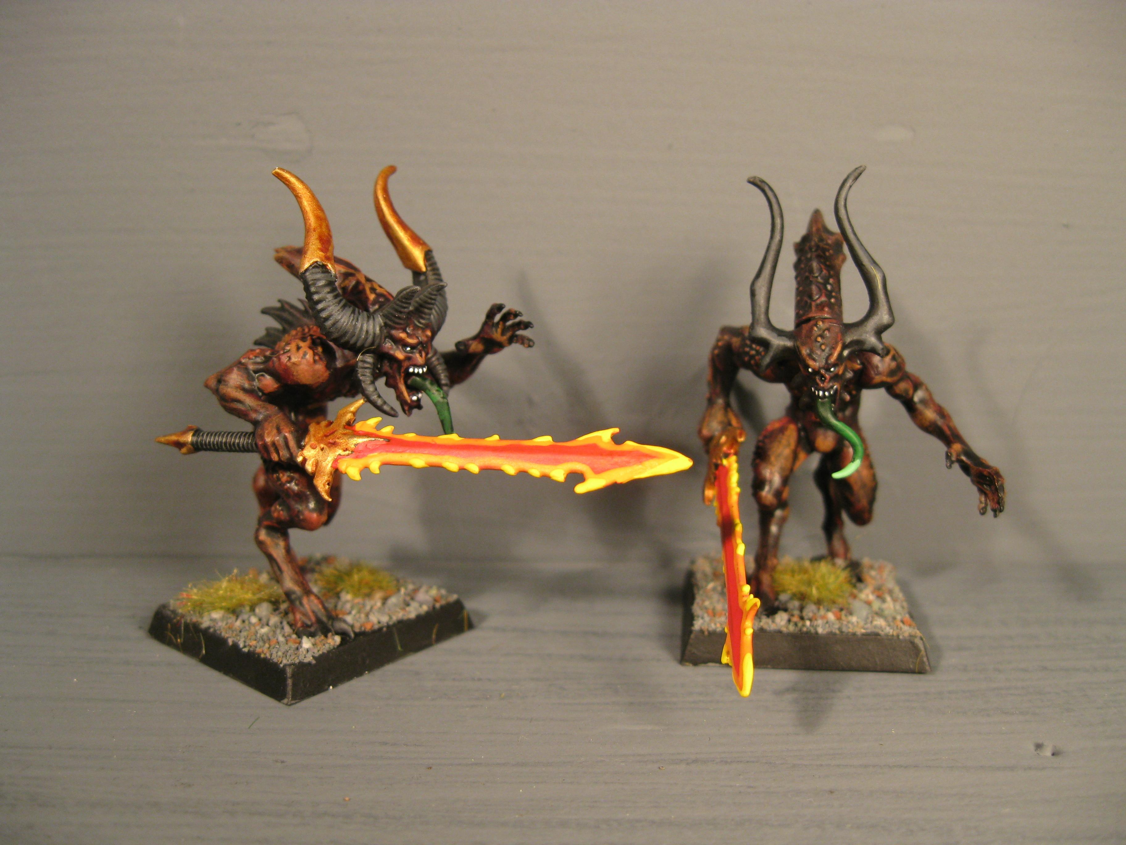 Bloodletters, Chaos, Chaos Wariors, Khorne, Pro Painted, Rpg, Warhammer Fantasy