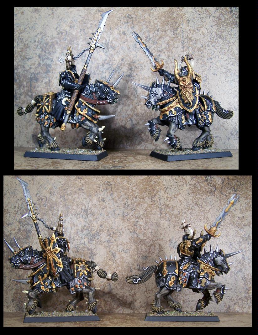 Chaos, Chaos Wariors, Knights, Pro Painted, Rpg, Warhammer Fantasy