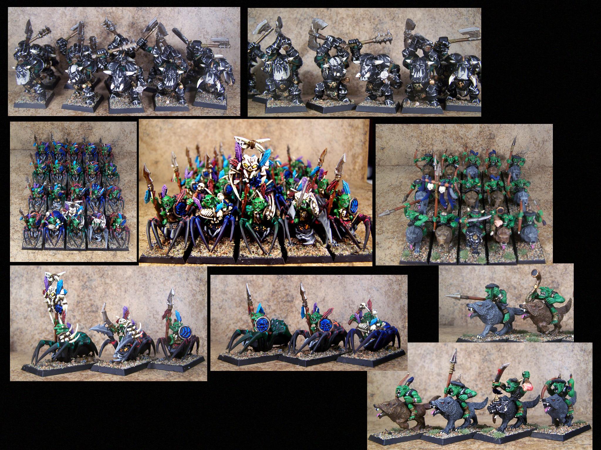 Goblins, Gobos, Orcs, Orcs And Goblins, Orks, Pro Painted, Rpg, Warhammer Fantasy