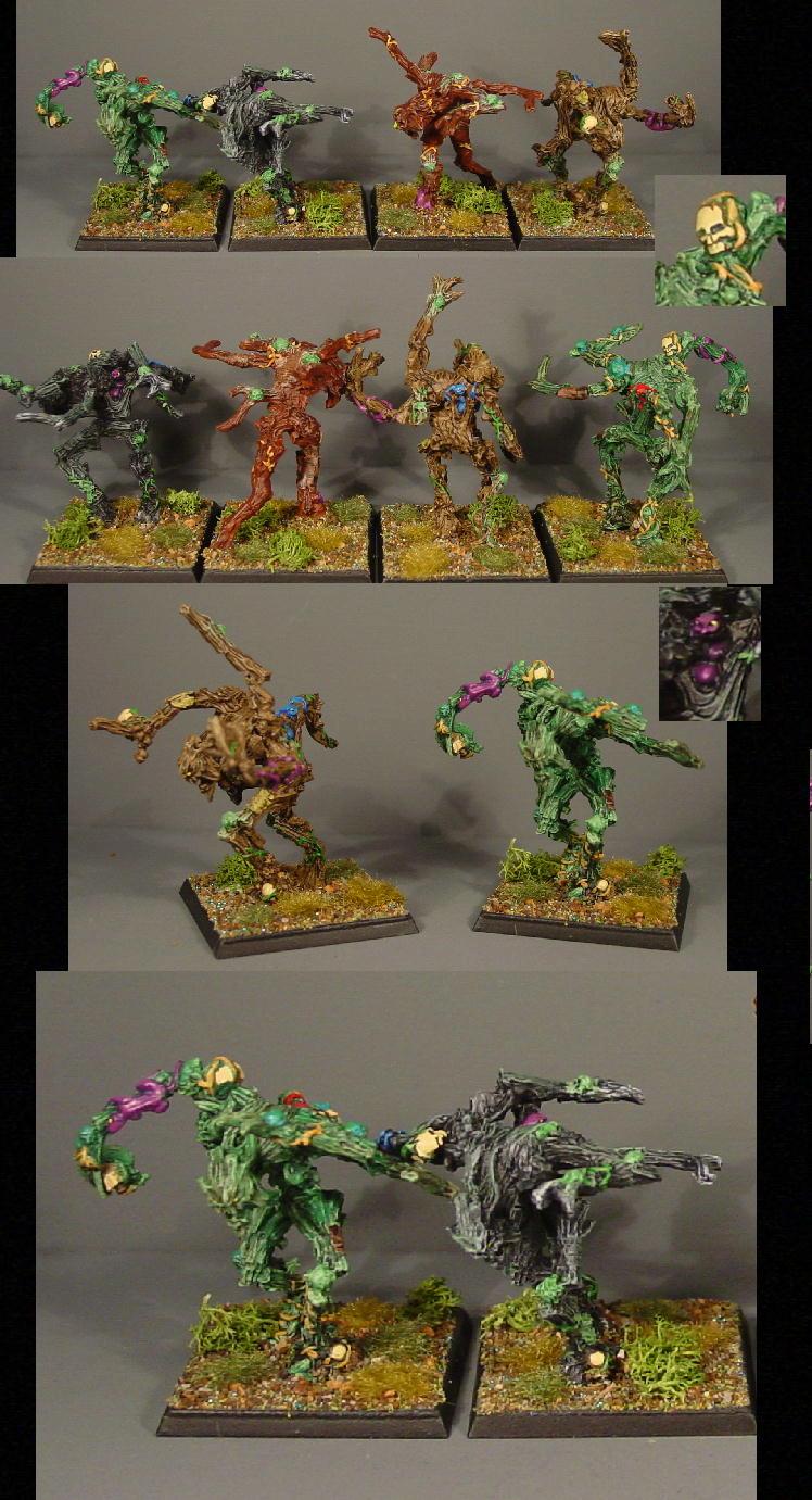 Dryads, Pro Painted, Rpg, Warhammer Fantasy, Wood Elves