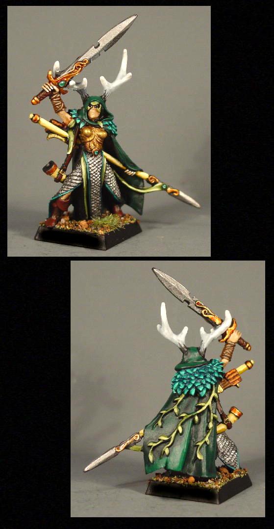 Green, Pro Painted, Rpg, Warhammer Fantasy, Wood Elves