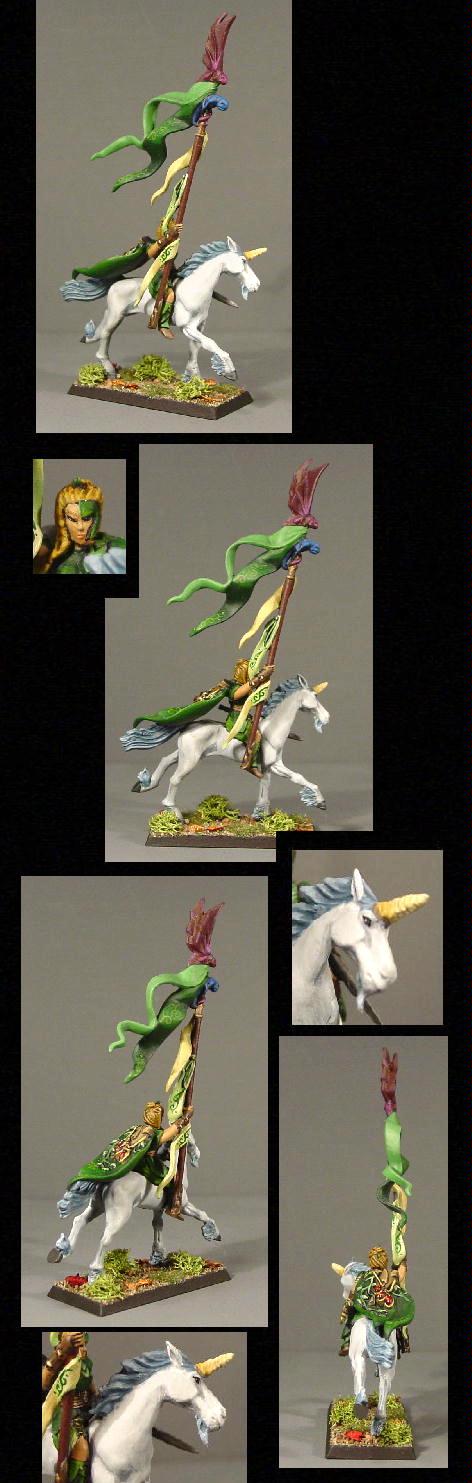 Pro Painted, Rpg, Unicorn, Warhammer Fantasy, Wood Elves