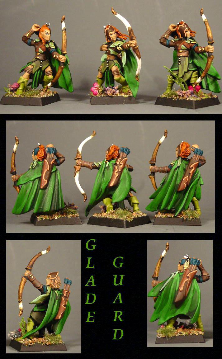 Elves, Glade Guard, Pro Painted, Rpg, Warhammer Fantasy, Wood Elves