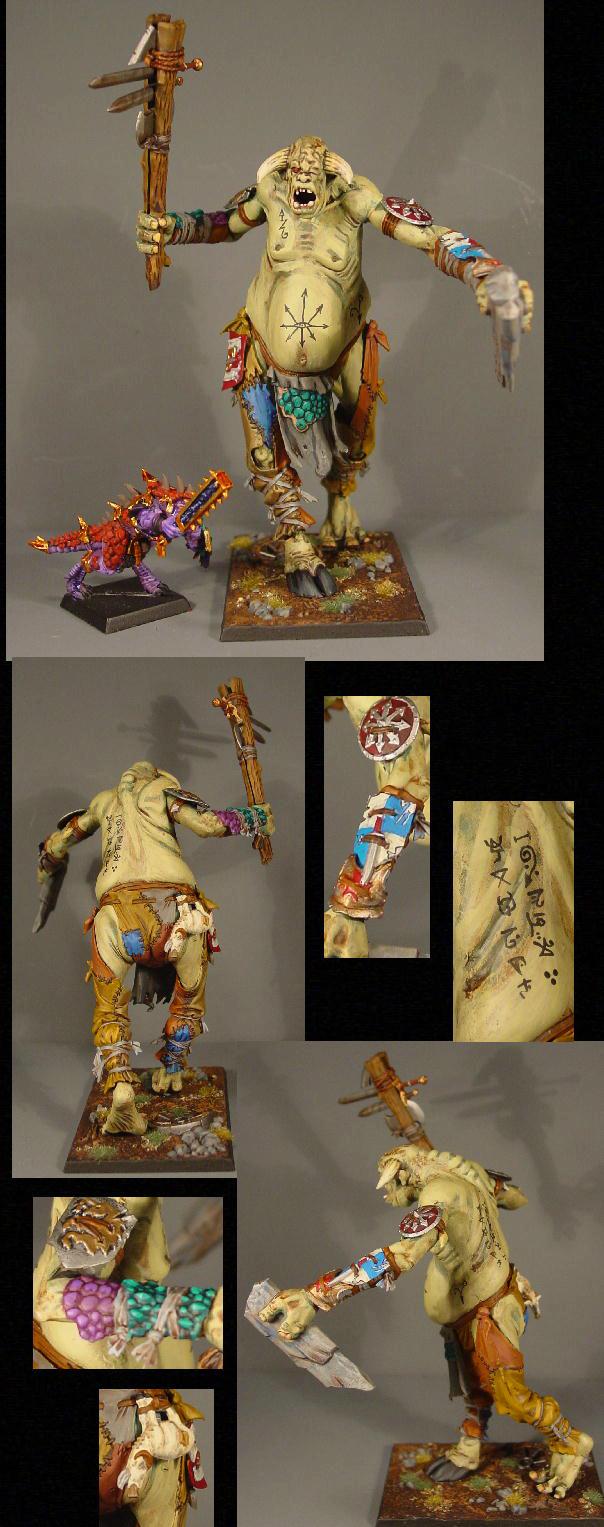 Giant, Pro Painted, Rpg, Warhammer Fantasy