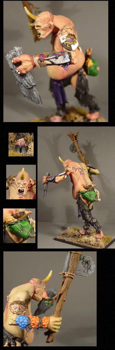 Giant, Pro Painted, Rpg, Warhammer Fantasy