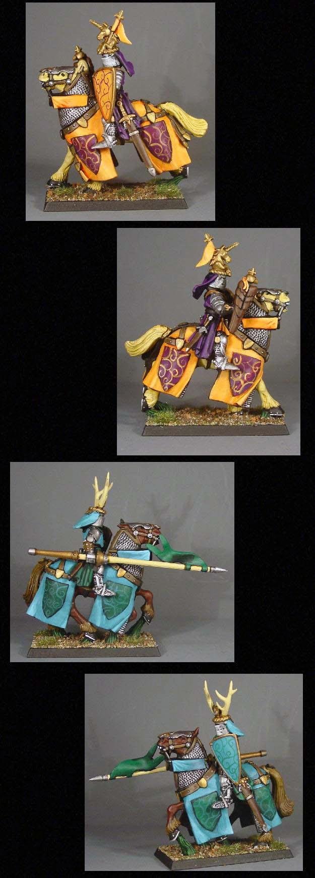 Bretonnians, Knights, Pro Painted, Rpg, Warhammer Fantasy