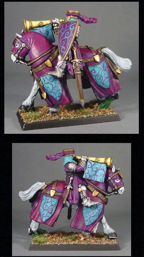 Bretonnians, Freehand, Lisa Frank's Pretty Pink Pony Patrol, Pro Painted, Rpg, Warhammer Fantasy