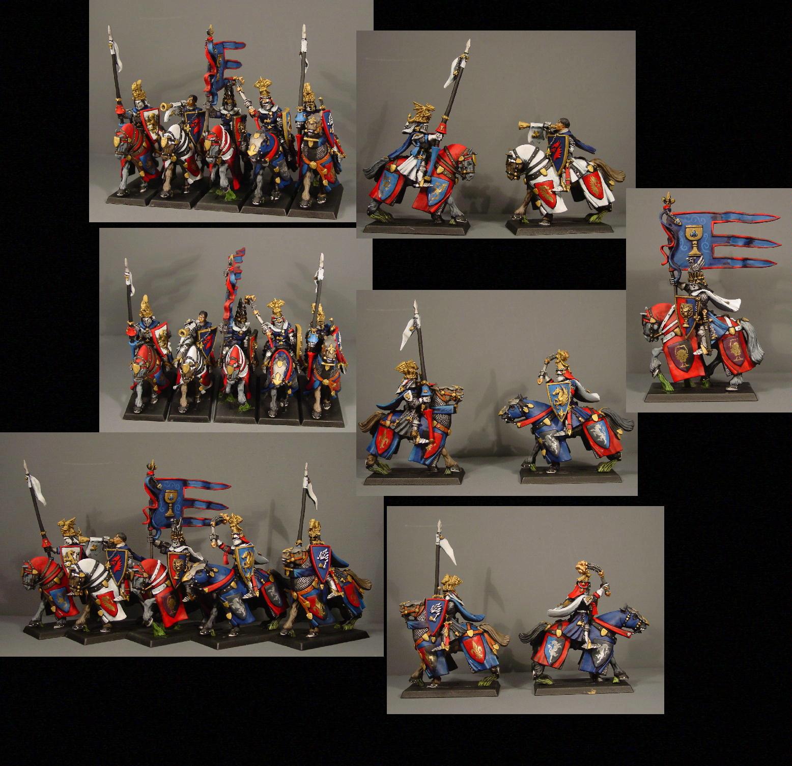 Bretonnians, Pro Painted, Rpg, Warhammer Fantasy