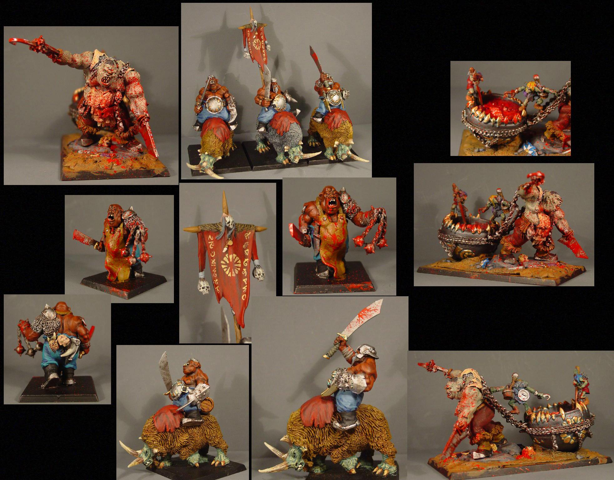 Ogre Kingdomes, Ogres, Pro Painted, Warhammer Fantasy