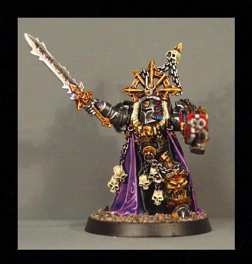 Chaos, Chaos Space Marines, Lord, Pro Painted, Terminator Armor, Warhammer 40,000