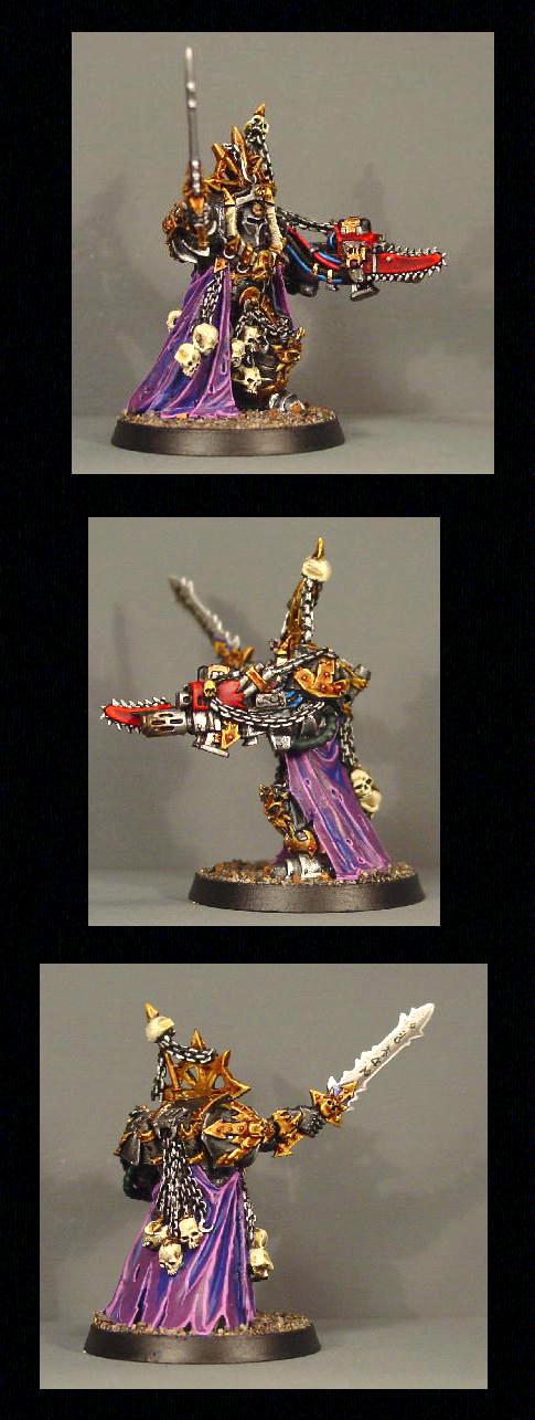 Chaos, Chaos Space Marines, Lord, Pro Painted, Terminator Armor, Warhammer 40,000