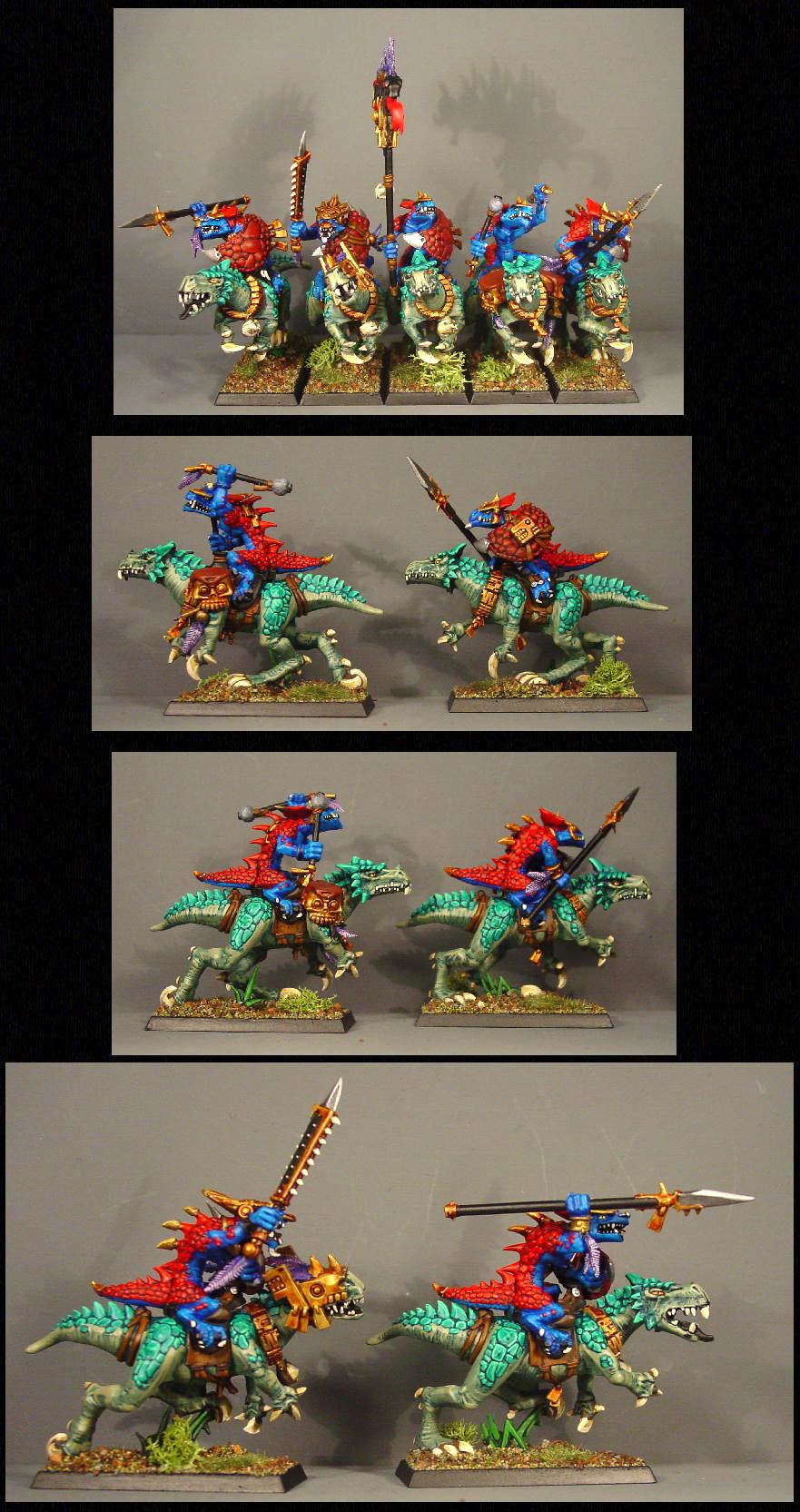 Lizzard Men, Lizzardmen, Pro Painted, Rpg, Warhammer Fantasy
