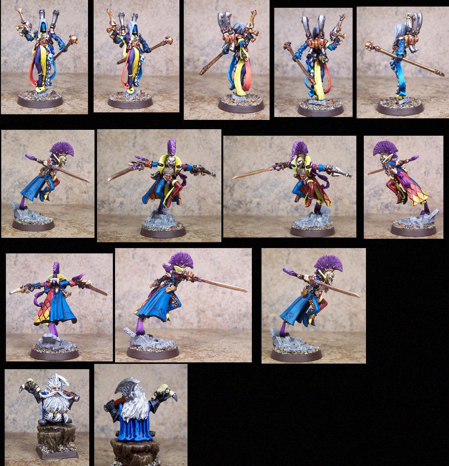 Eldar, Harlequins, Pro Painted, Warhammer 40,000