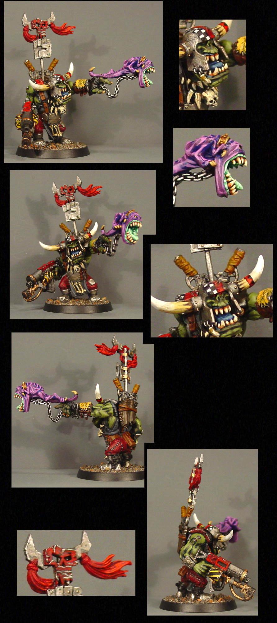 Attack Squig, Orcs, Orks, Warboss, Warhammer 40,000