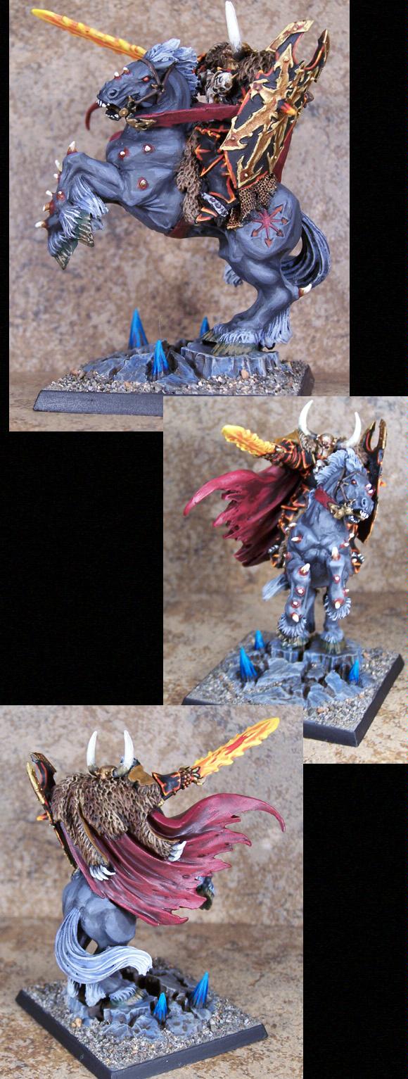 Archaon, Chaos, Chaos Wariors, Pro Painted, Rpg, Warhammer Fantasy