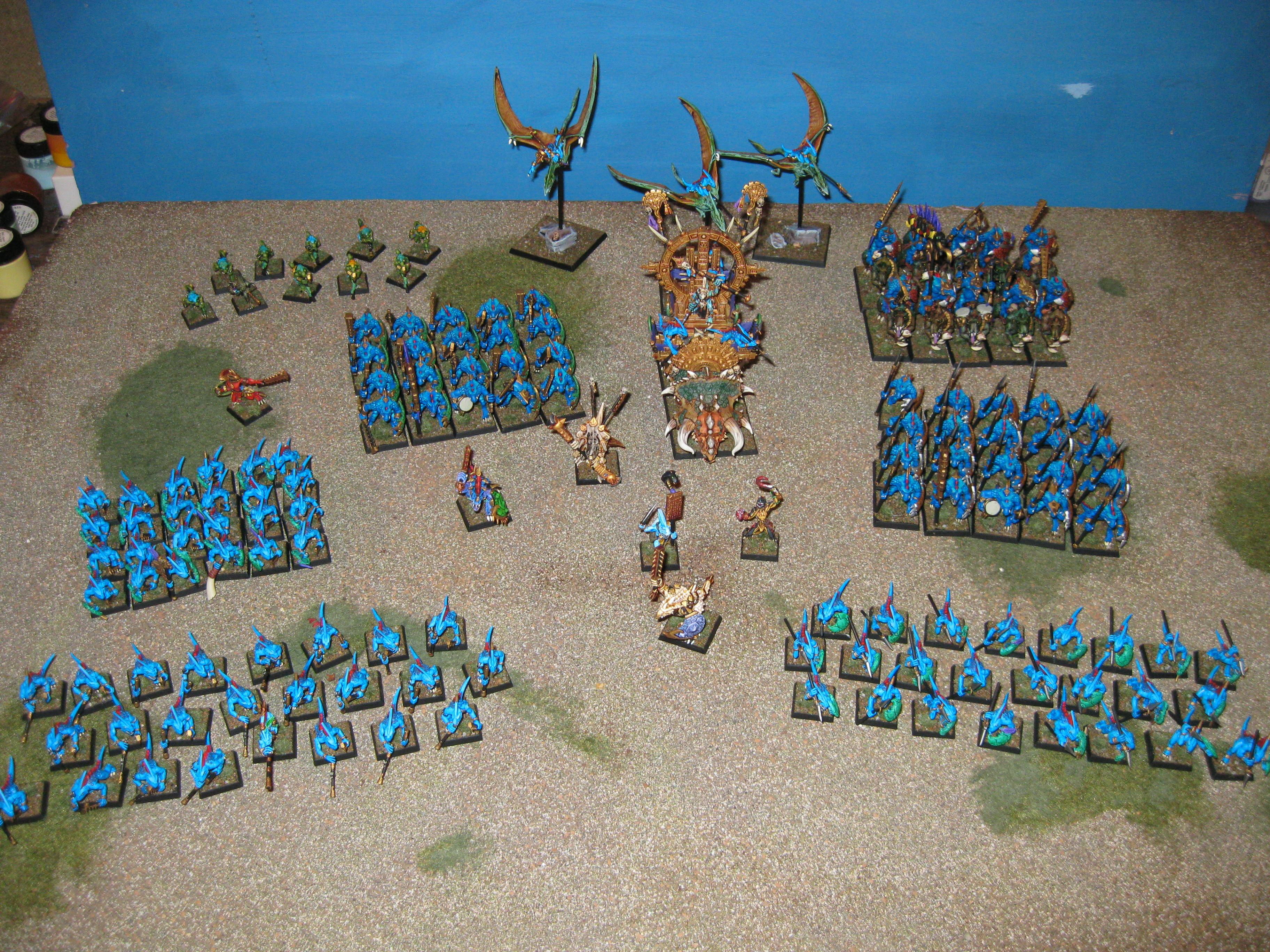Lizzard Men, Lizzardmen, Pro Painted, Rpg, Warhammer Fantasy