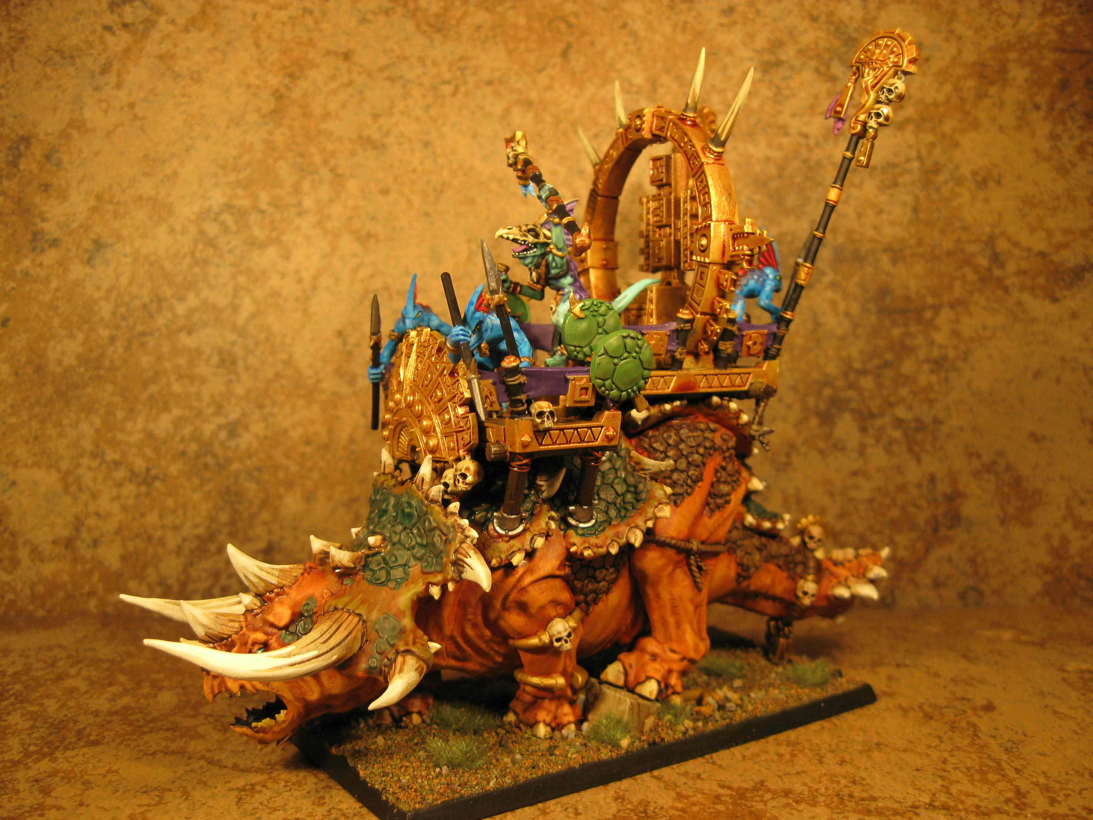 Lizzard Men, Lizzardmen, Pro Painted, Rpg, Warhammer Fantasy