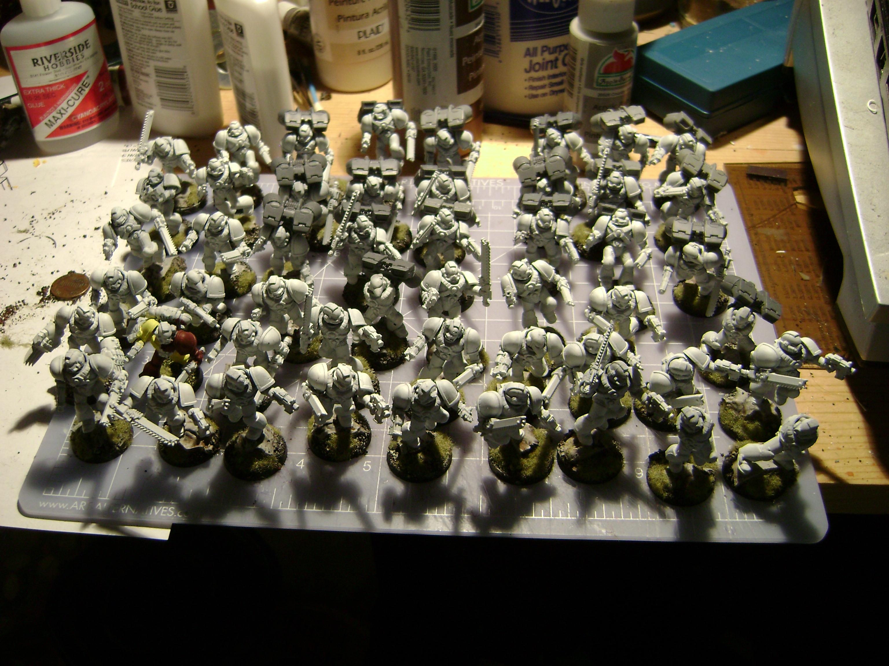 Assault Squad, Space Marines, Work In Progress